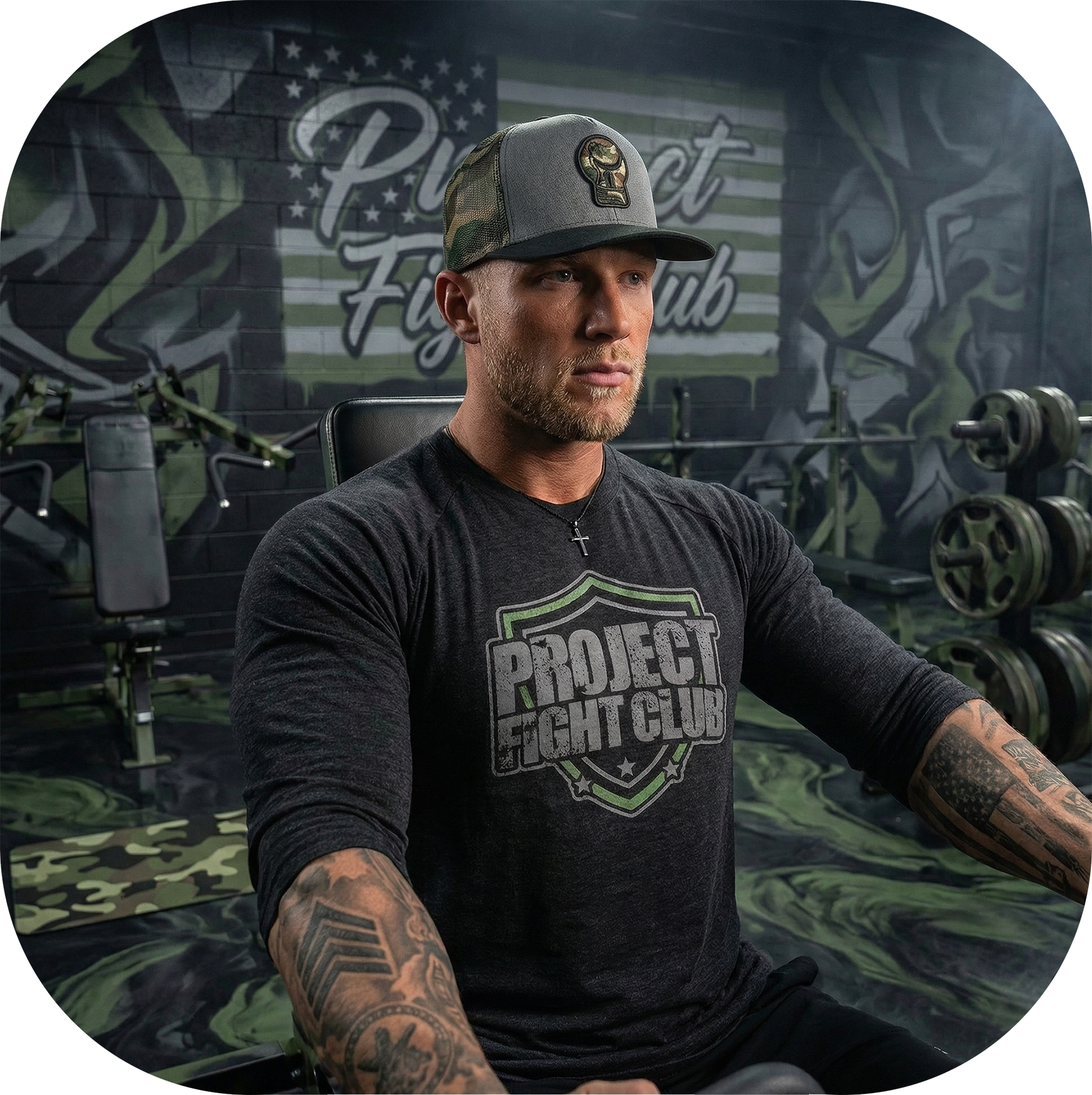 BLACK BASEBALL TEE 5 - HONOR SOLDIERS & VETERANS
