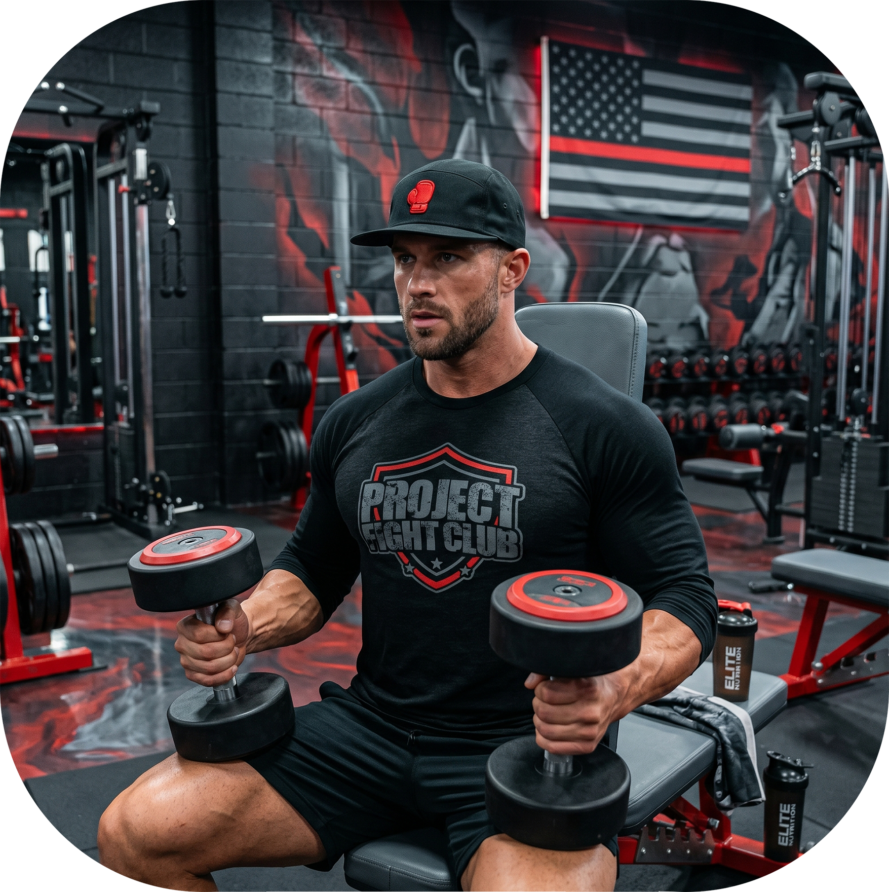BLACK BASEBALL TEE #5 - HONOR FIREFIGHTERS & EMTs