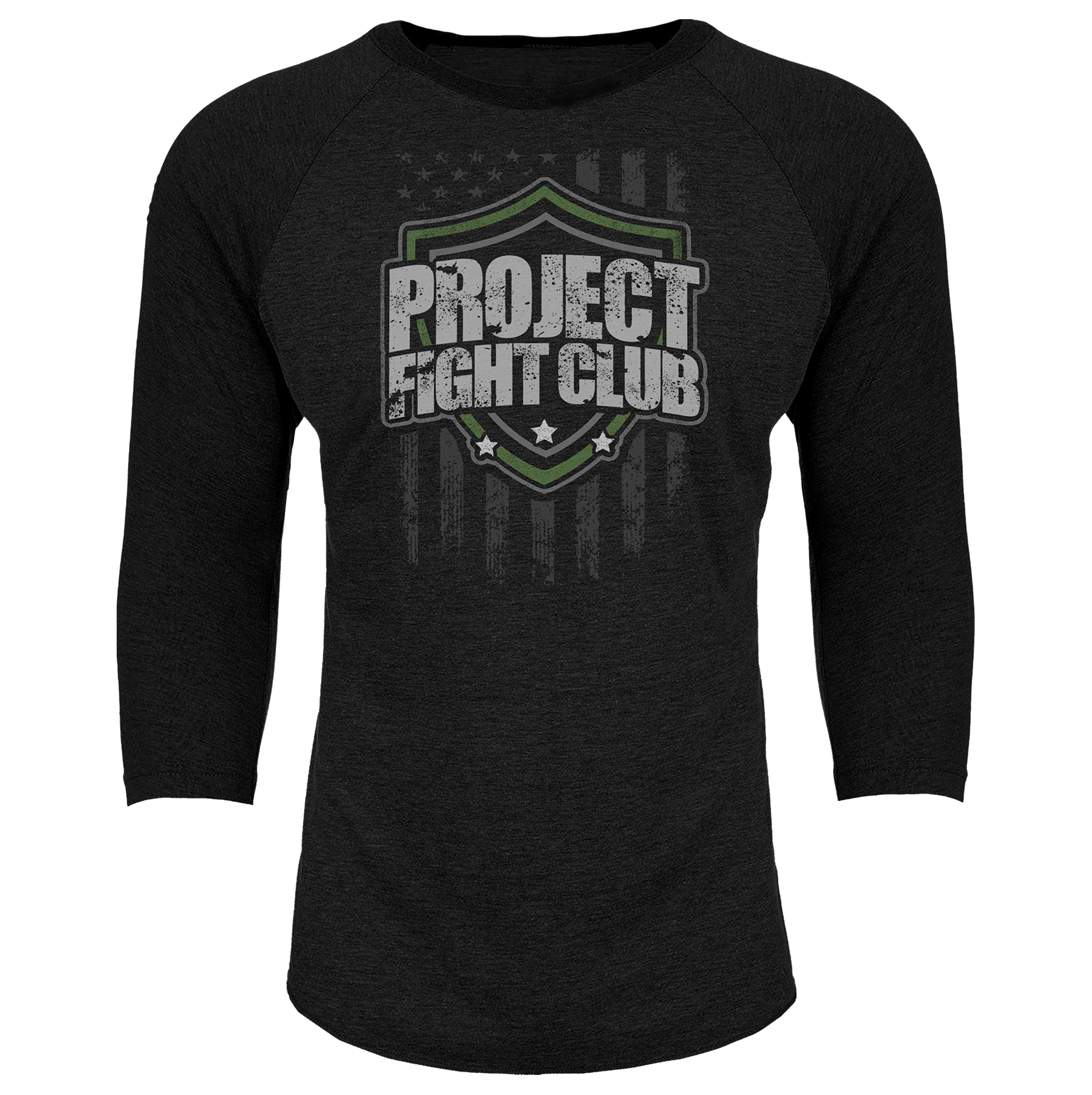BLACK BASEBALL TEE 6 - HONOR SOLDIERS & VETERANS