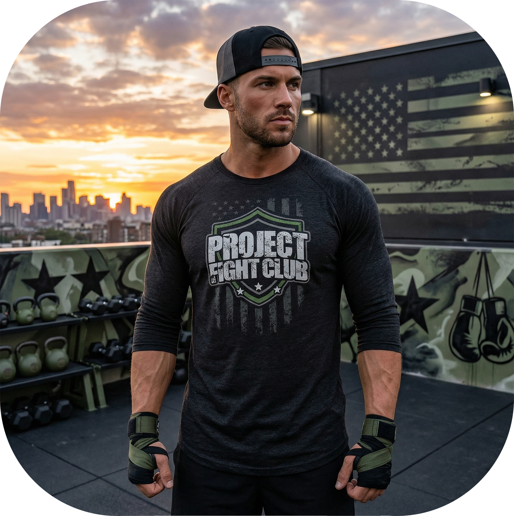 BLACK BASEBALL TEE 6 - HONOR SOLDIERS & VETERANS