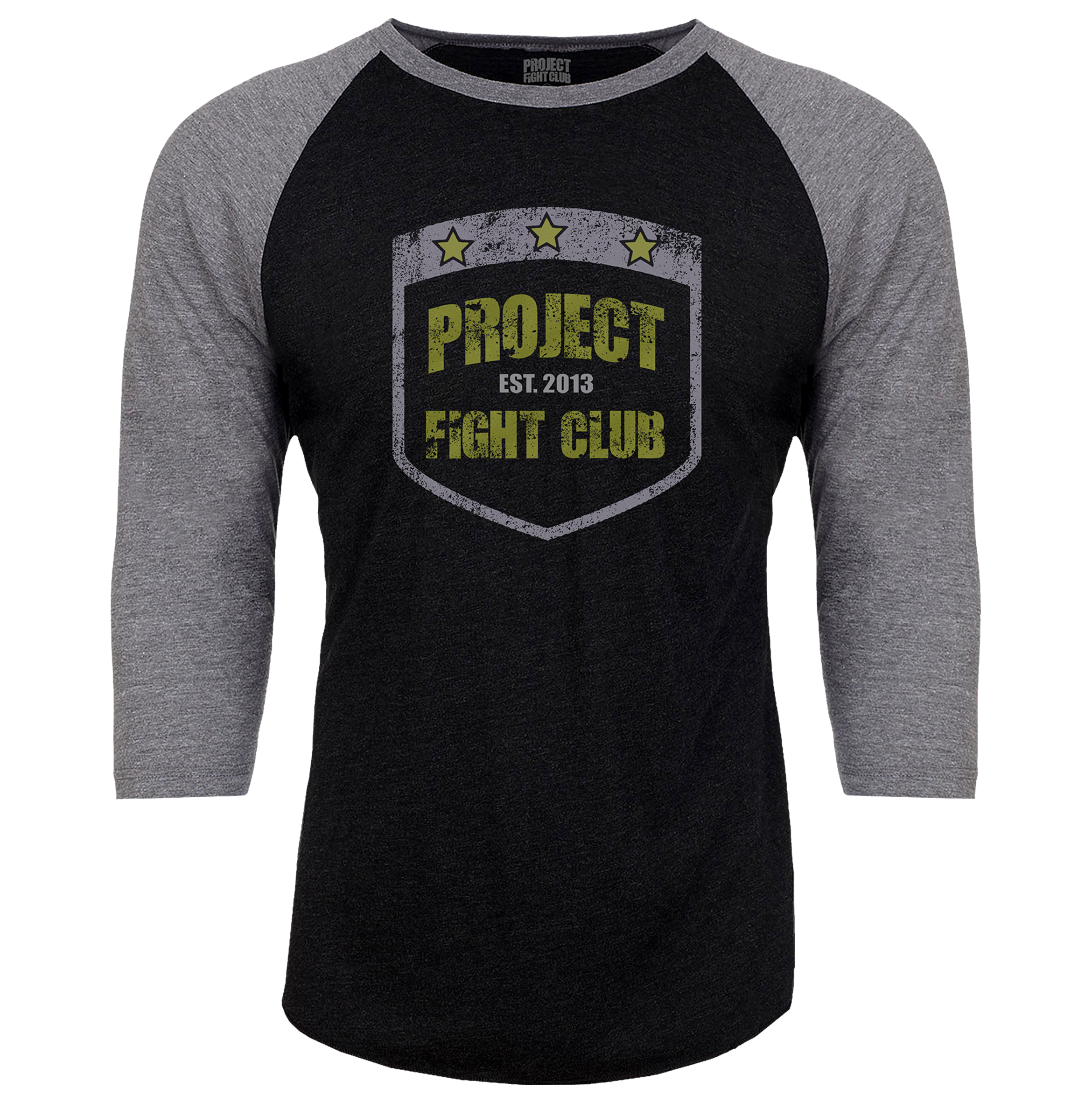 BLACK & GREY BASEBALL TEE #2 - SPREAD CHRISTIANITY