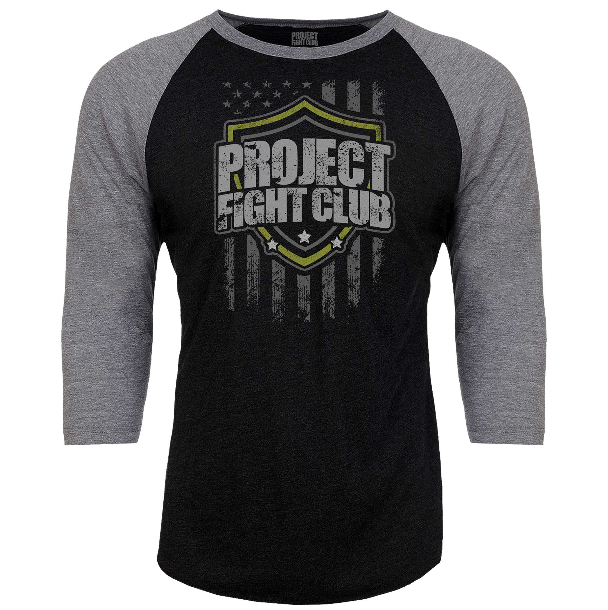 BLACK & GREY BASEBALL TEE - SPREAD CHRISTIANITY