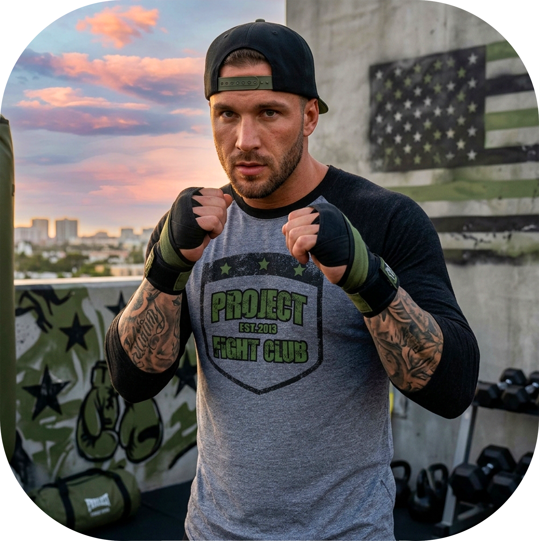 GREY & BLACK BASEBALL TEE - HONOR SOLDIERS & VETERANS