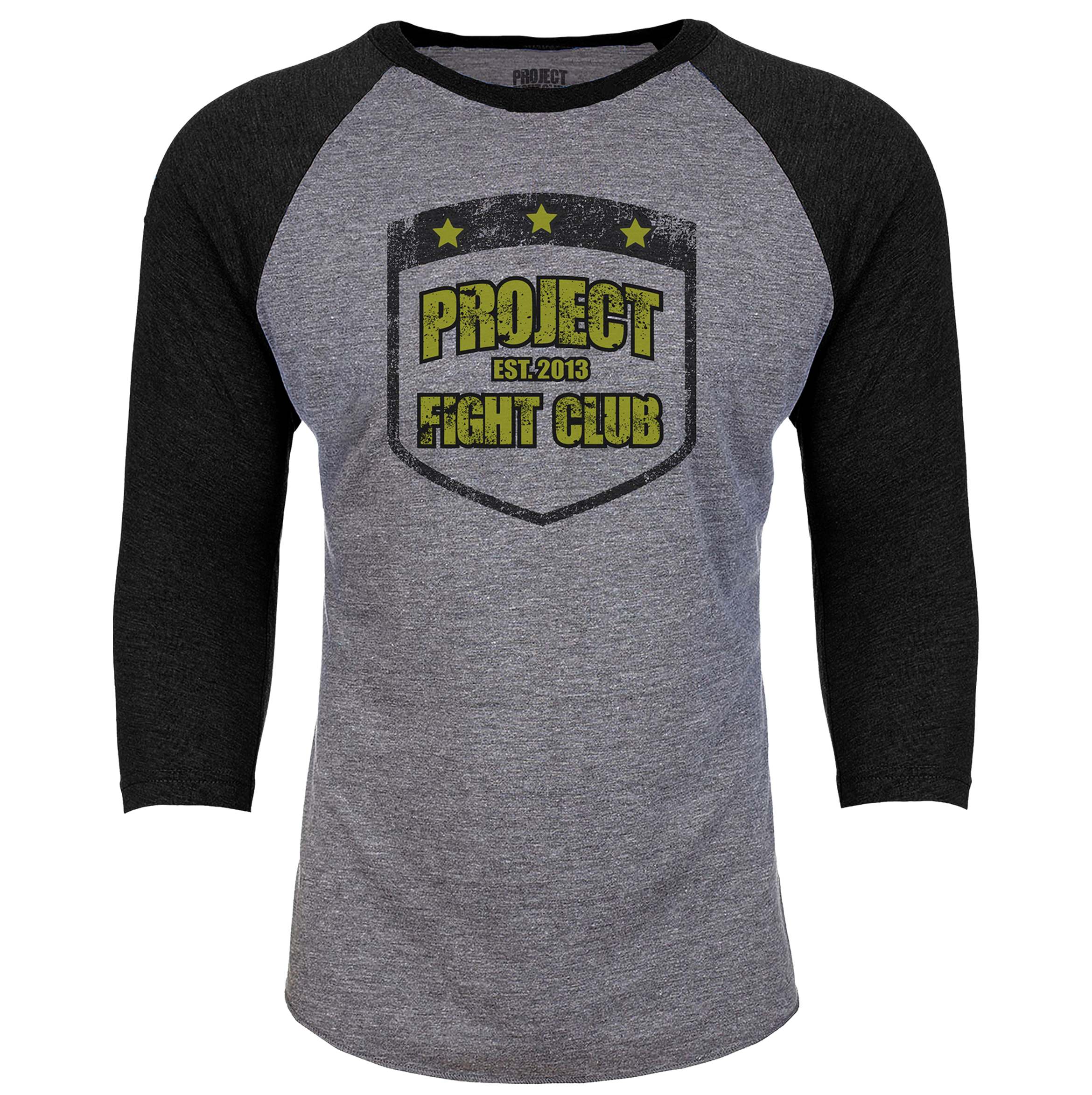 GREY & BLACK BASEBALL TEE - SPREAD CHRISTIANITY