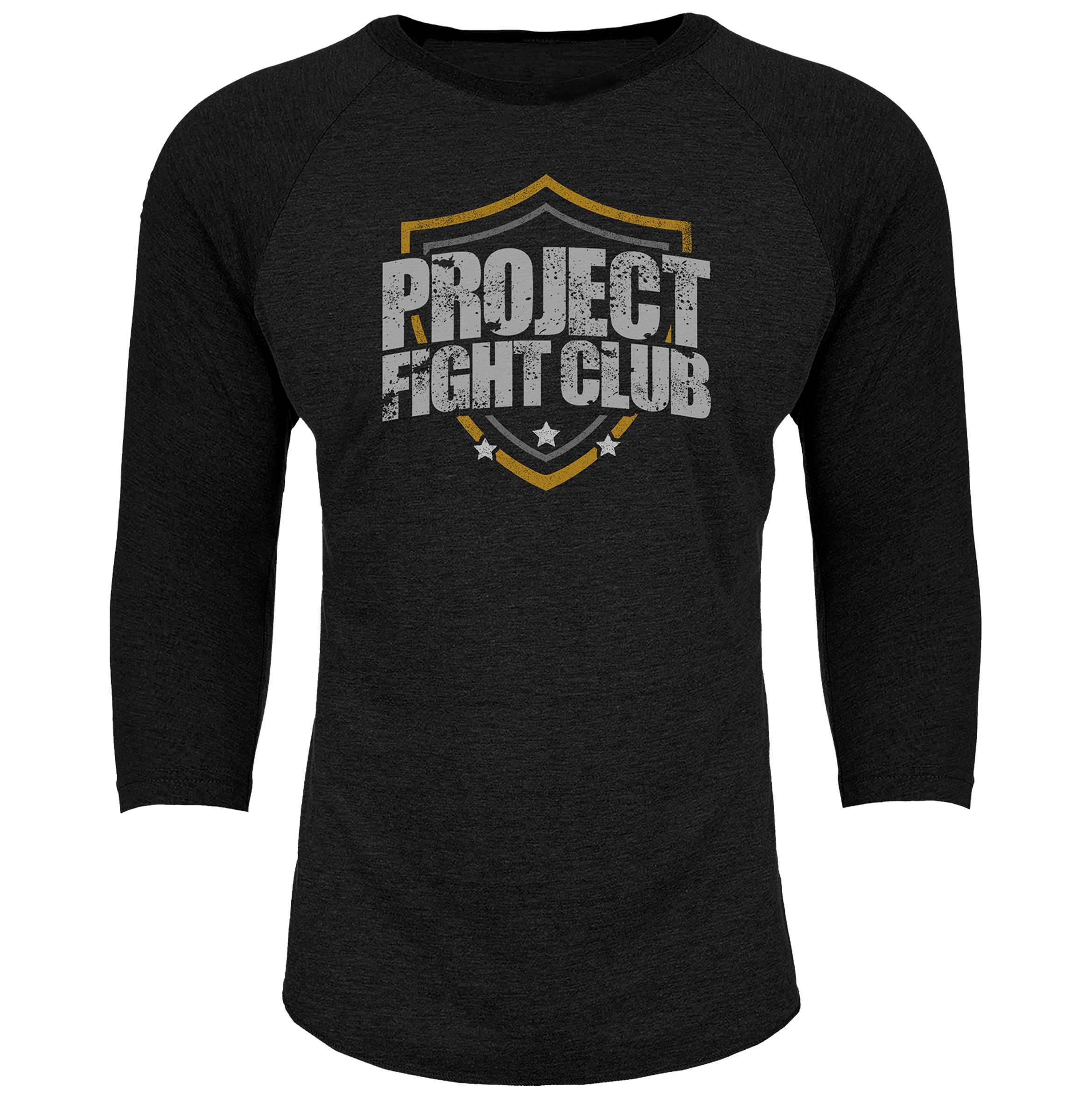 BLACK BASEBALL TEE #2  - PROTECT ANIMALS & WILDLIFE