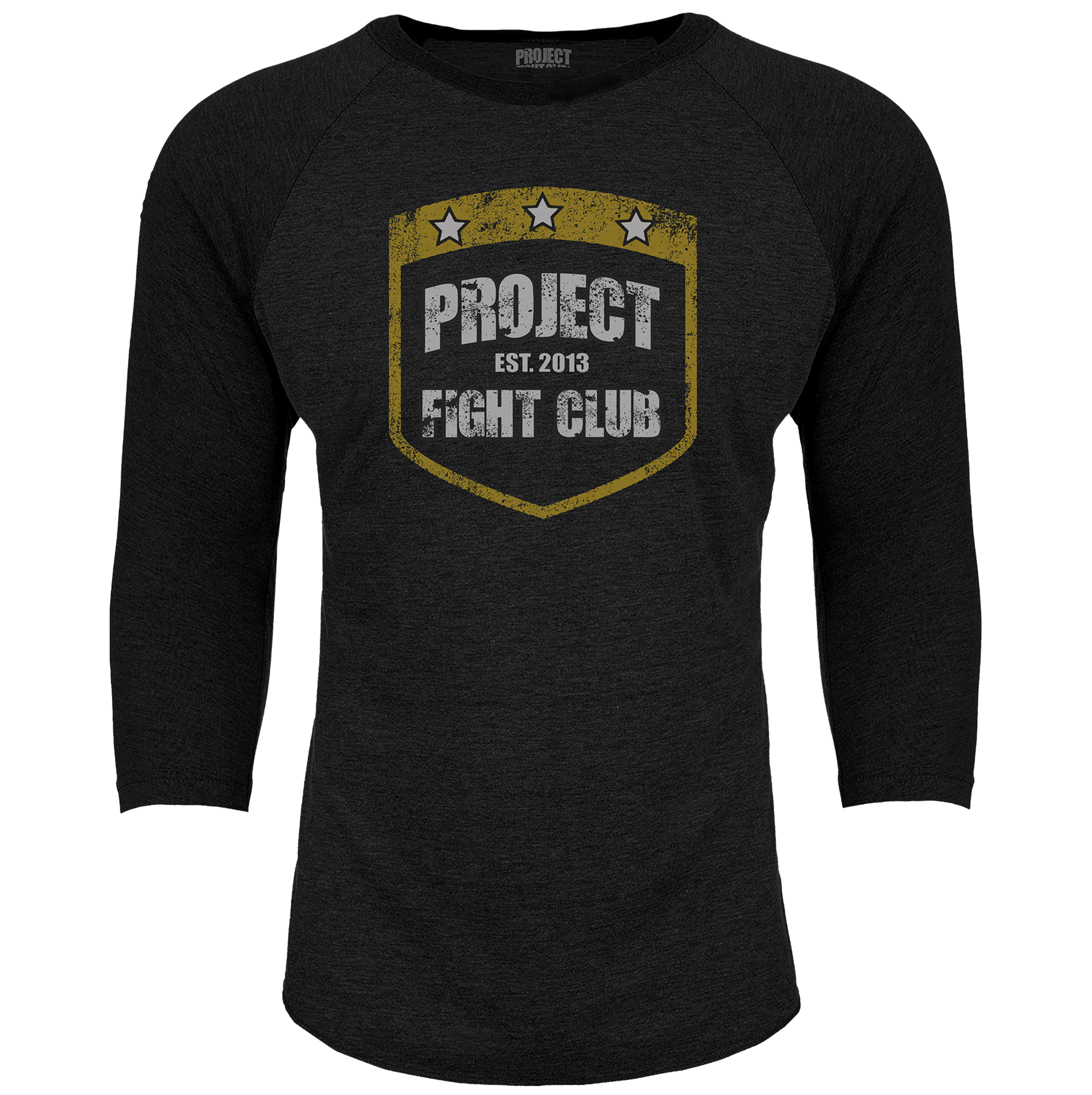 BLACK BASEBALL TEE #4 - PROTECT ANIMALS & WILDLIFE