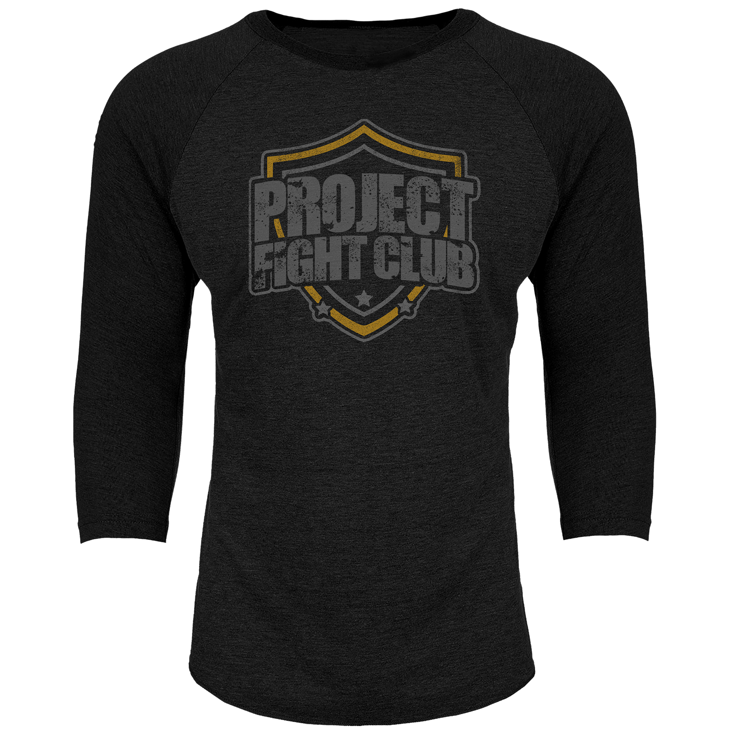 BLACK BASEBALL TEE #5 - PROTECT ANIMALS & WILDLIFE
