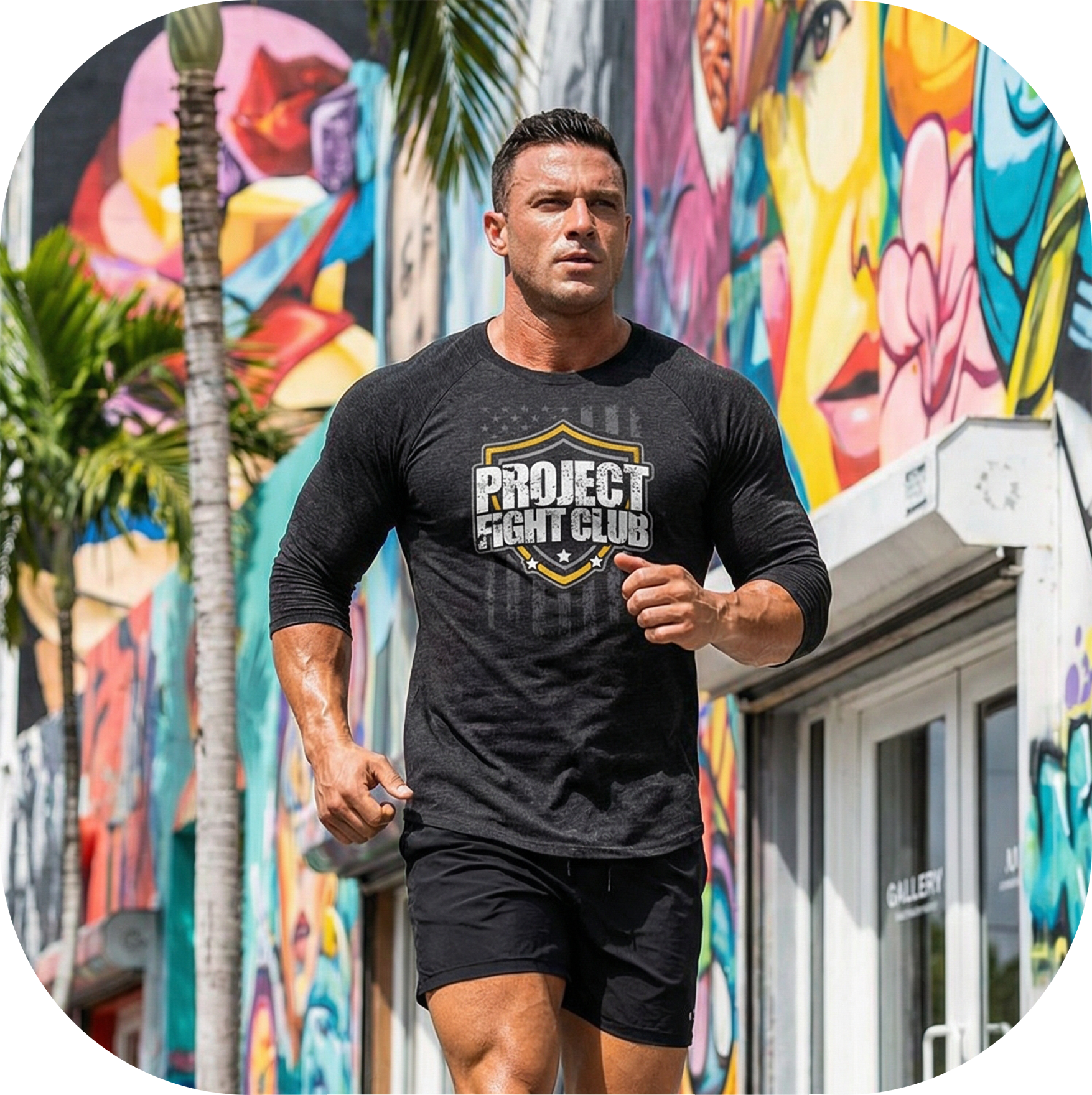 BLACK BASEBALL TEE #6 - PROTECT ANIMALS & WILDLIFE