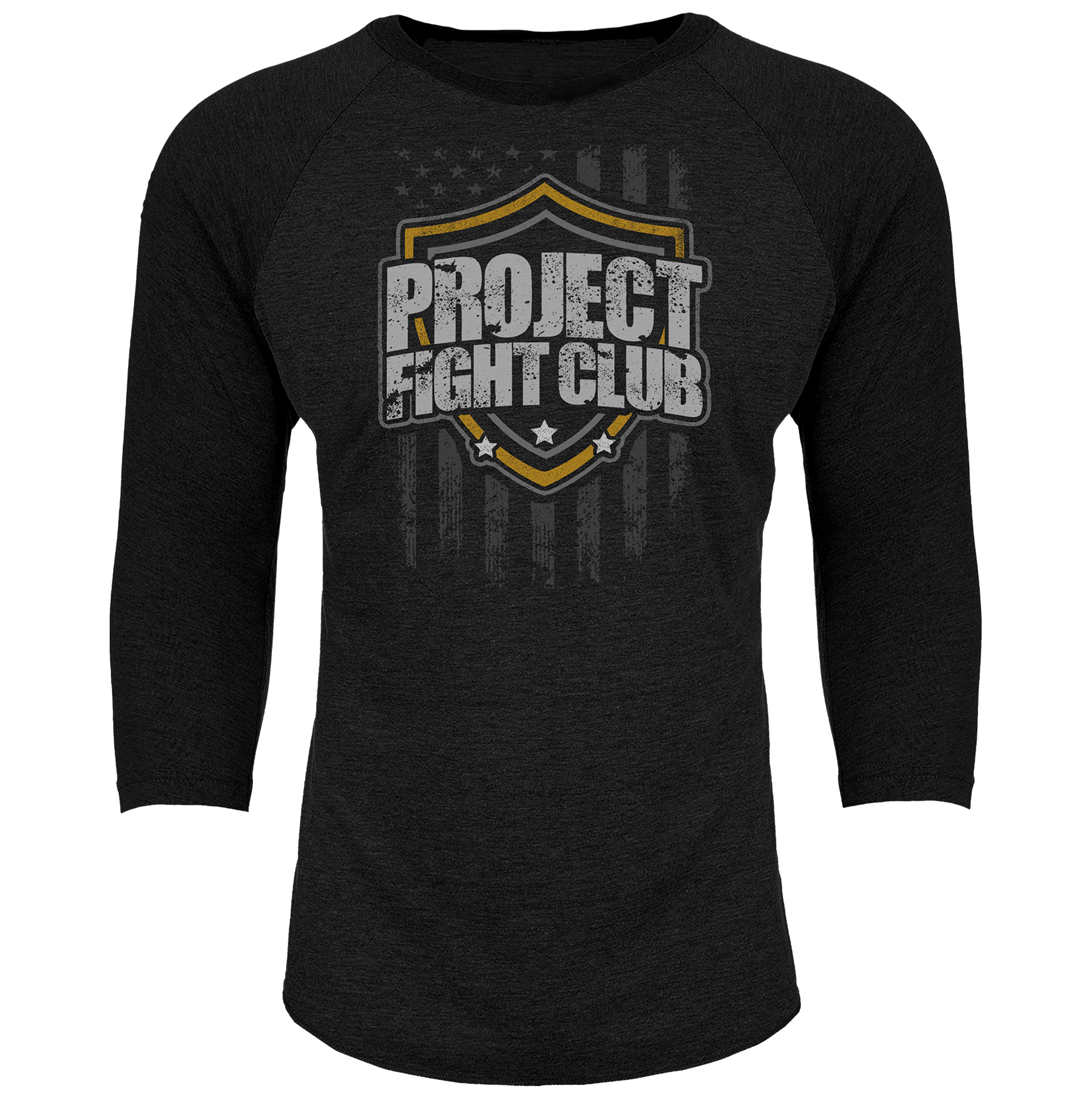 BLACK BASEBALL TEE #6 - PROTECT ANIMALS & WILDLIFE