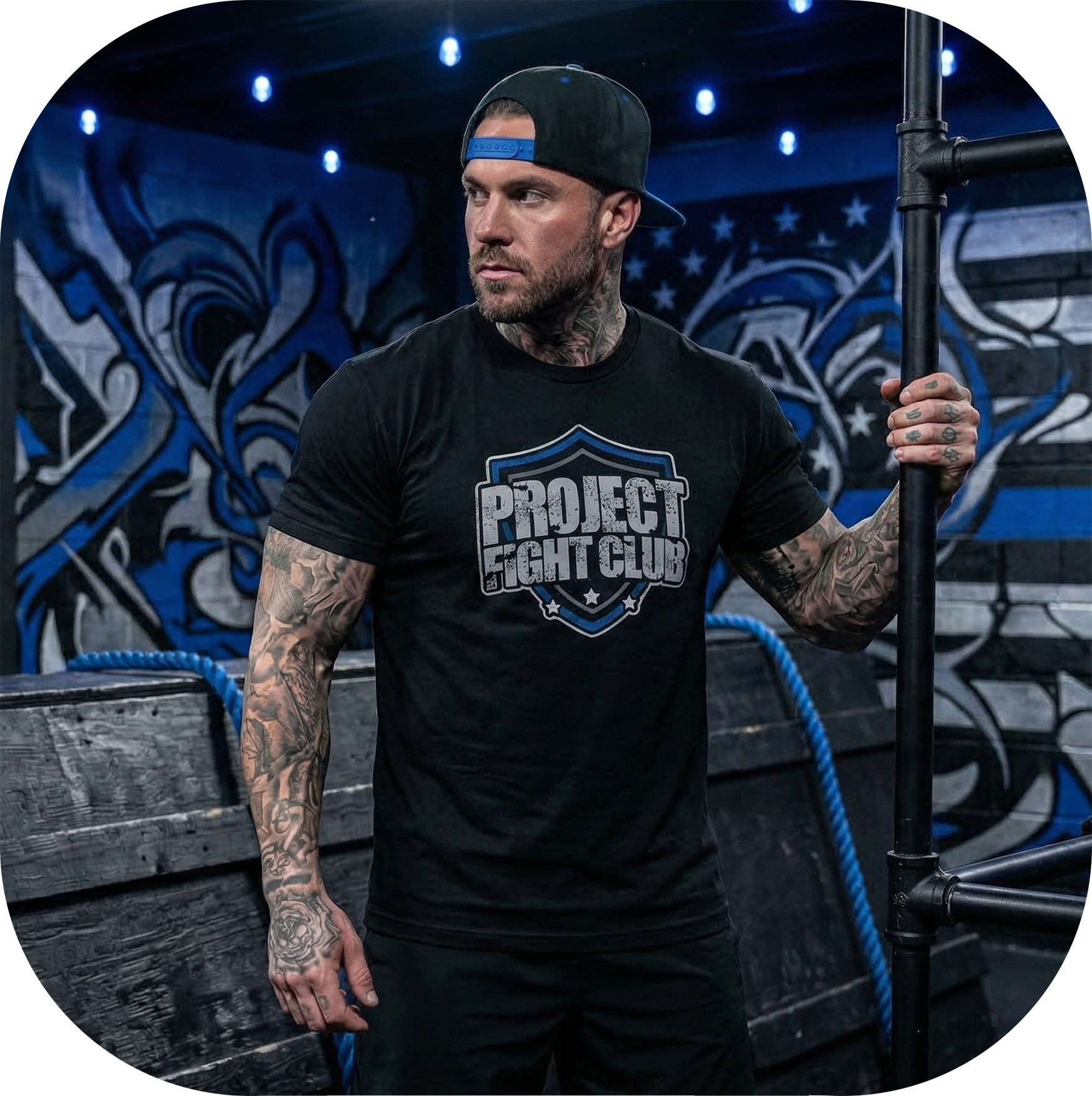 MENS BLACK T-SHIRT #2 - SUPPORT POLICE