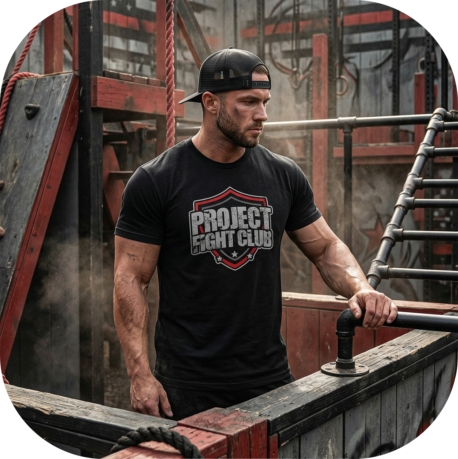 MENS BLACK T-SHIRT #2 - HONOR FIREFIGHTERS & EMTs