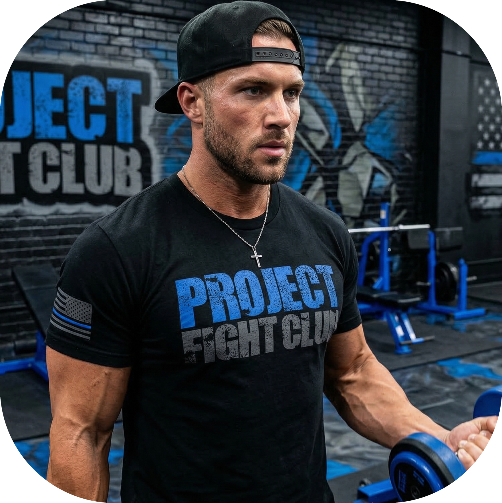 MENS BLACK T-SHIRT #4 - SUPPORT POLICE