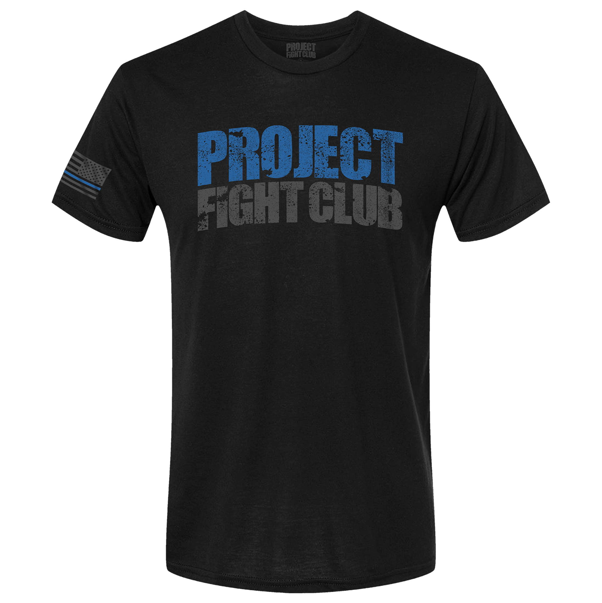 MENS BLACK T-SHIRT #4 - SUPPORT POLICE
