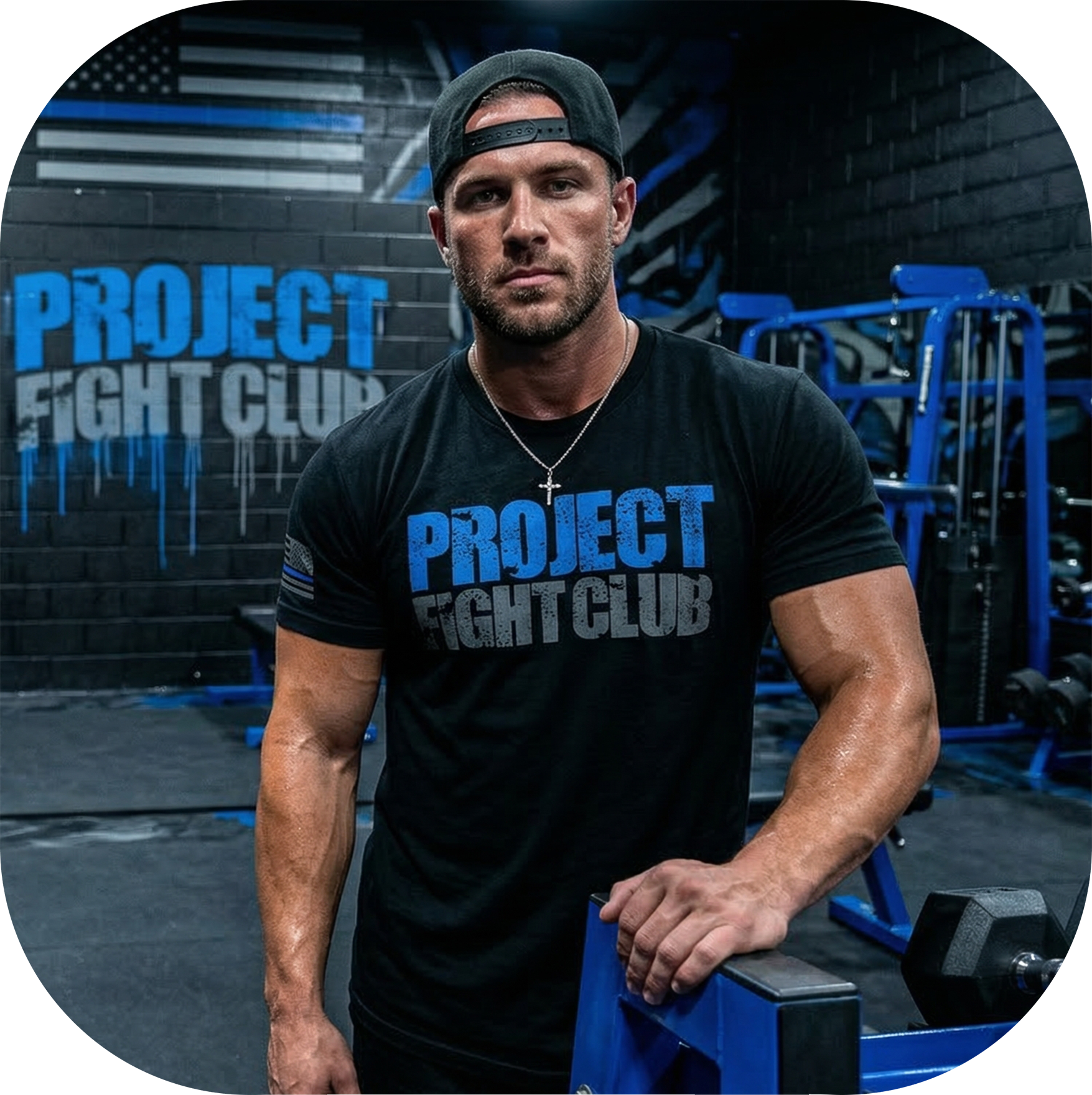 MENS BLACK T-SHIRT #4 - SUPPORT POLICE