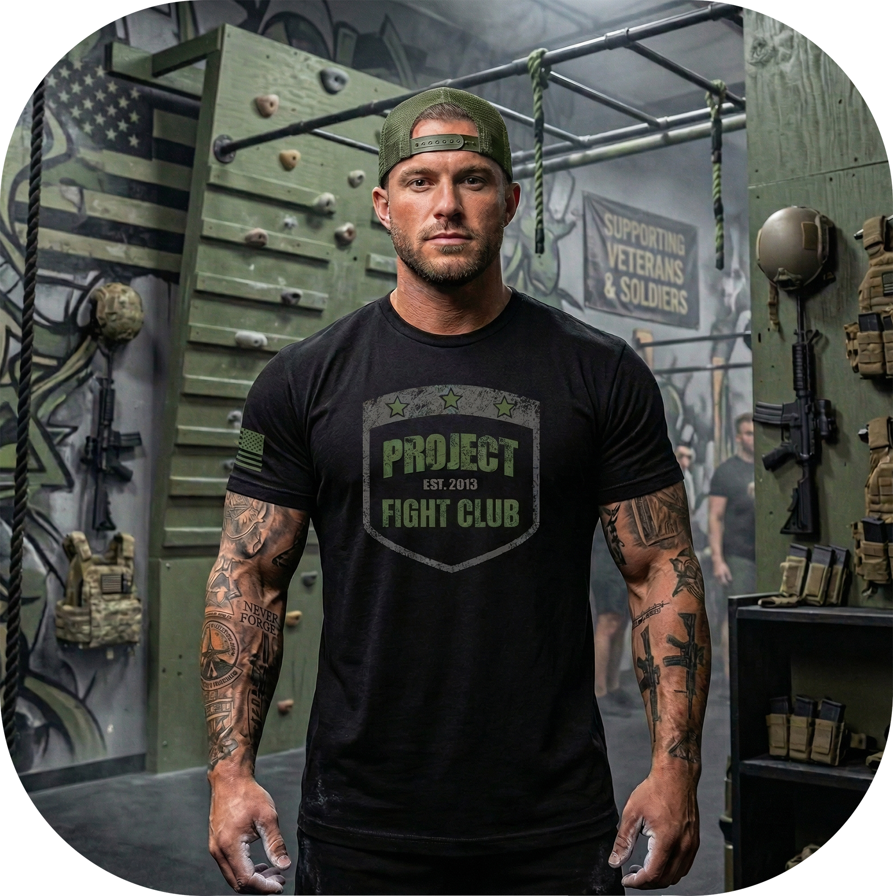 BLACK SHIRT 5 - HONOR SOLDIERS & VETERANS