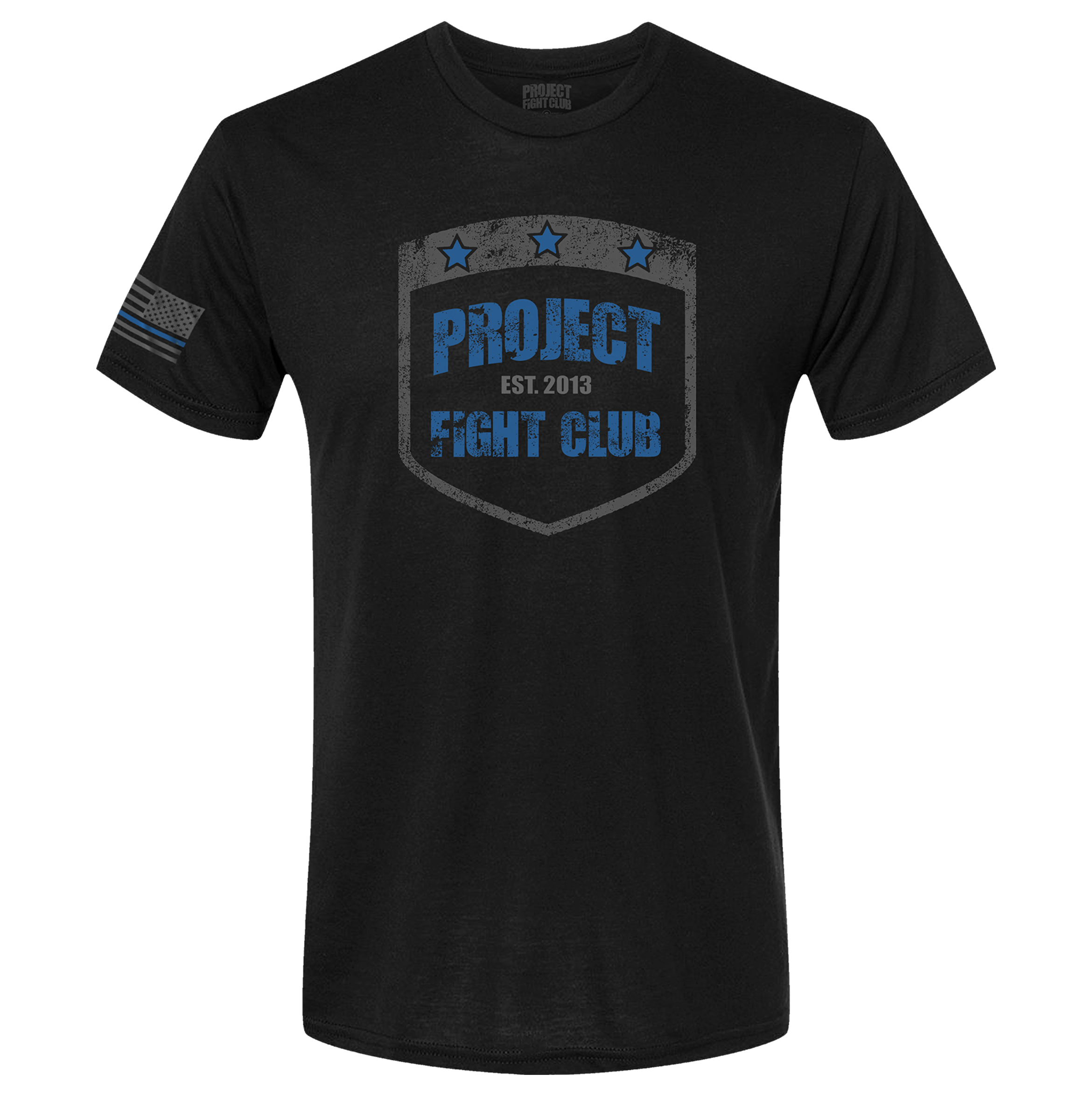 MENS BLACK T-SHIRT #5 - SUPPORT POLICE