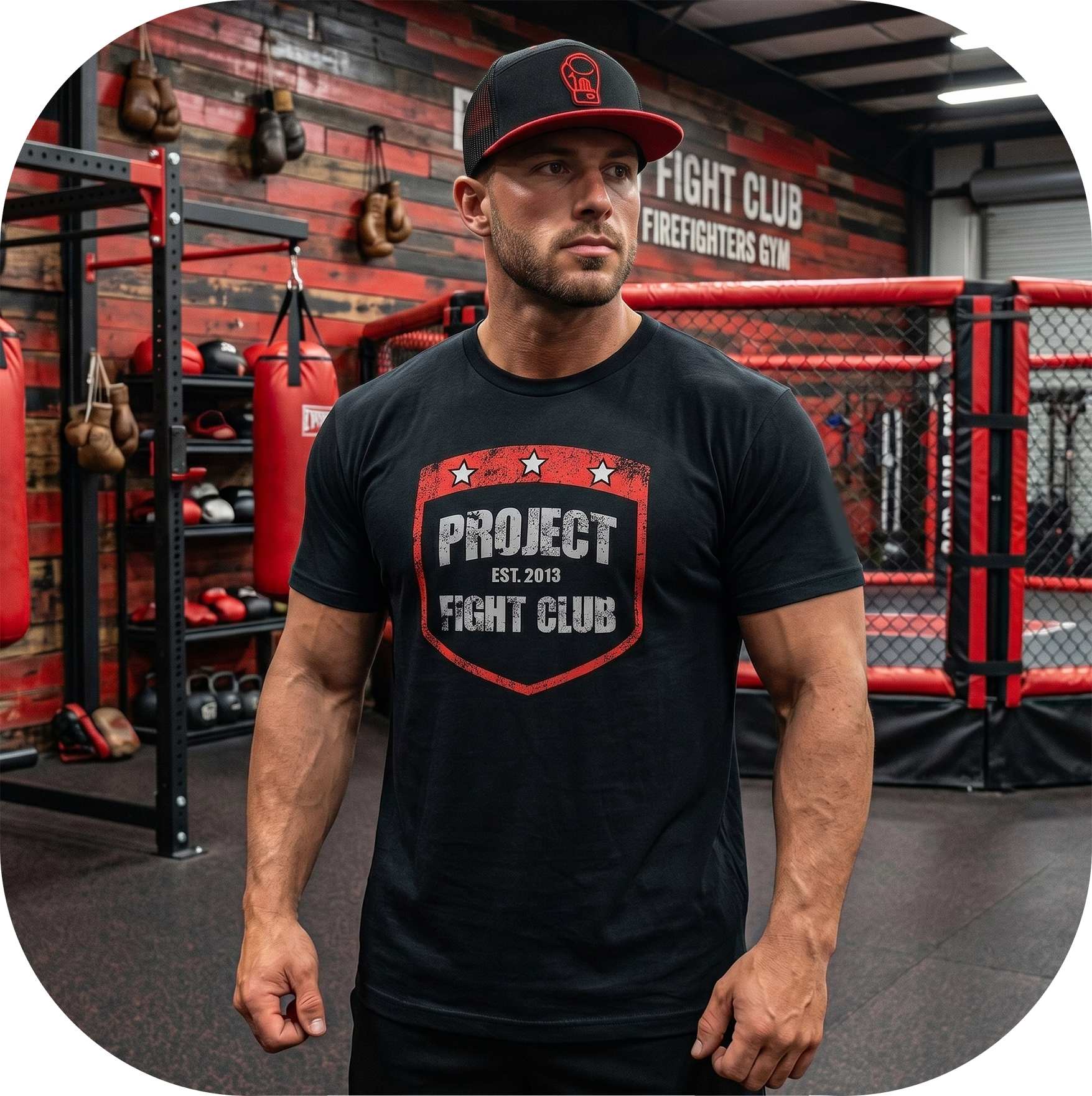 MENS BLACK T-SHIRT #6 - HONOR FIREFIGHTERS & EMTs