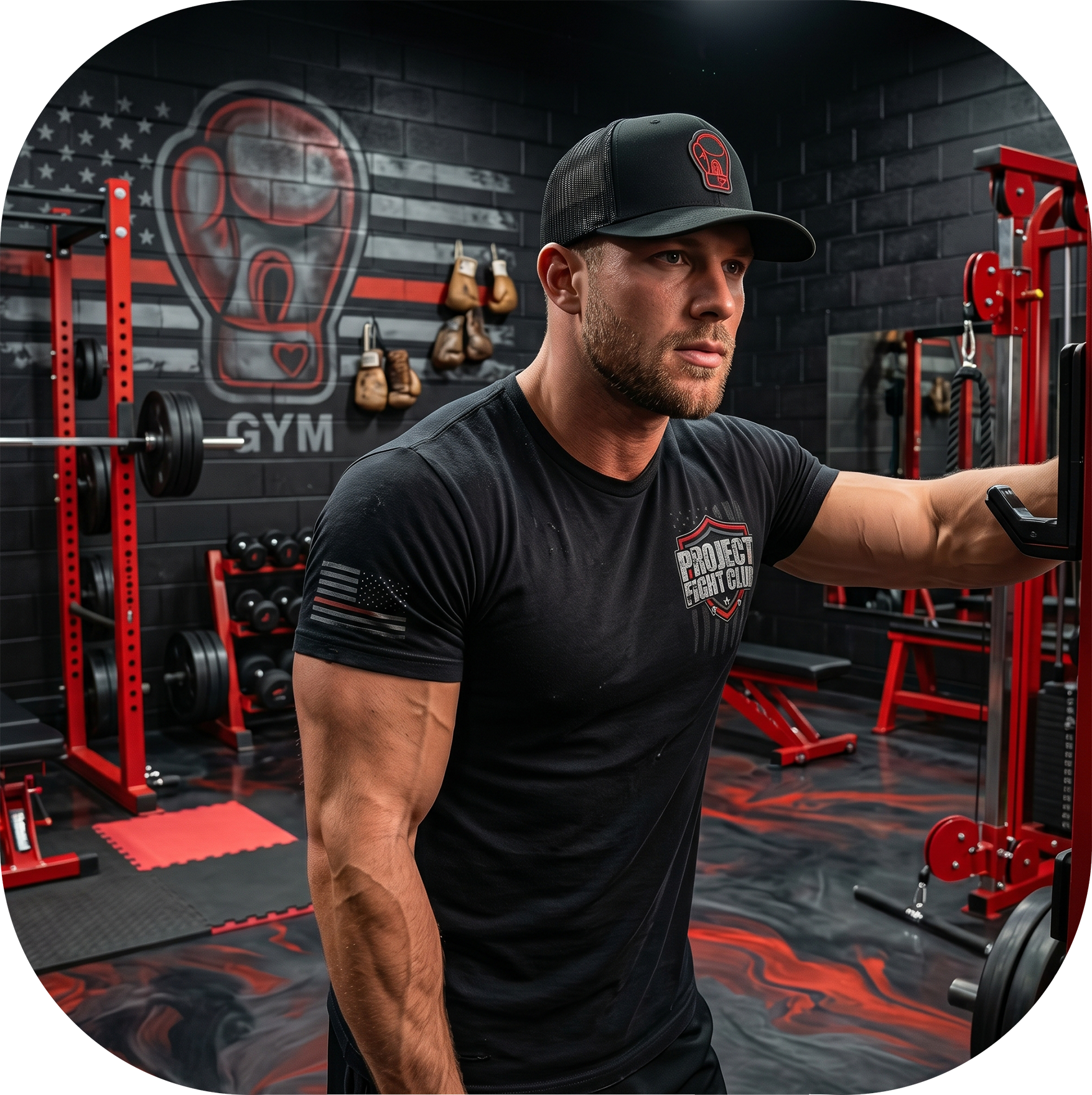 MENS BLACK T-SHIRT #8 - HONOR FIREFIGHTERS & EMTs