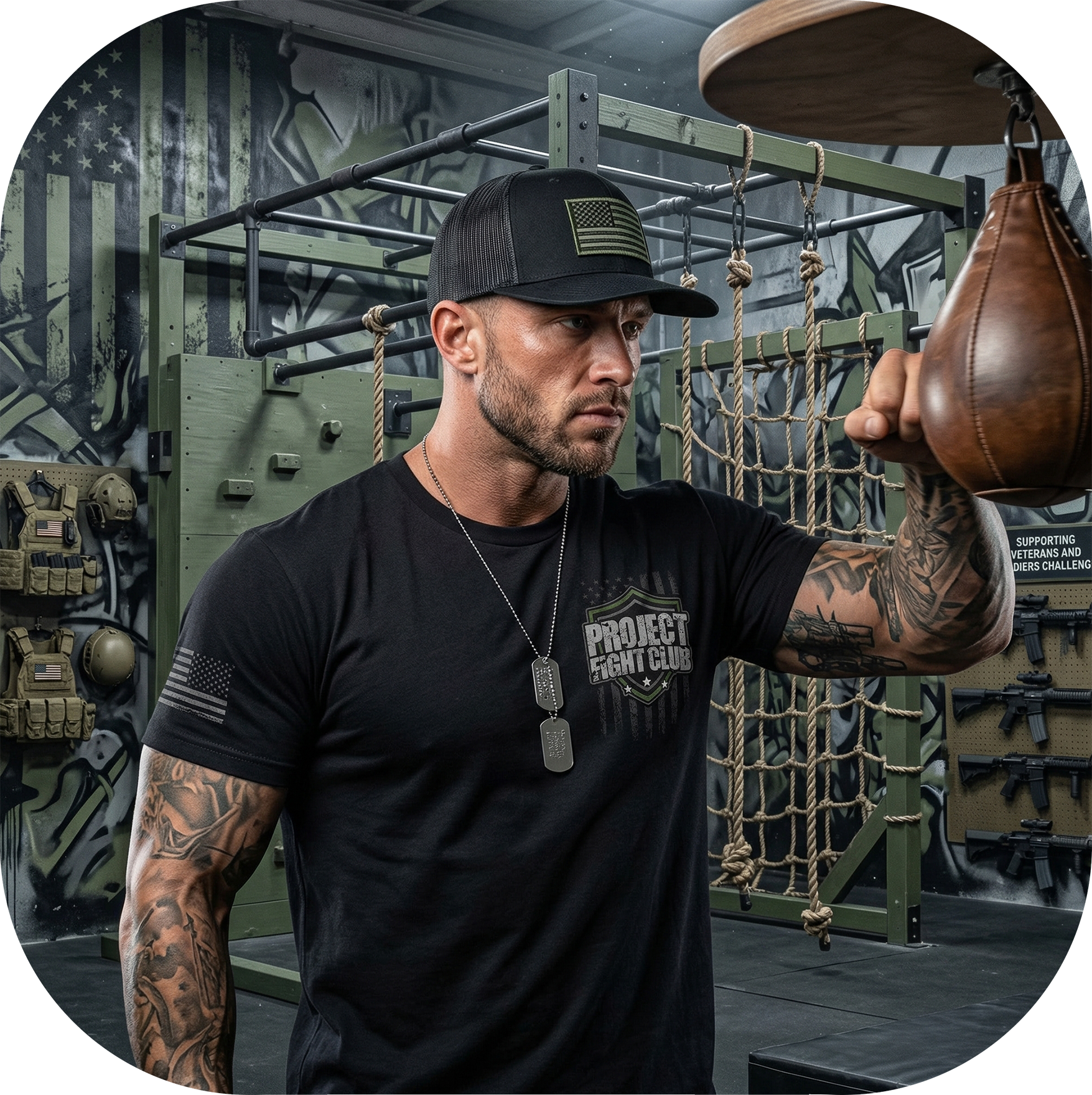 BLACK SHIRT 8 - HONOR SOLDIERS & VETERANS