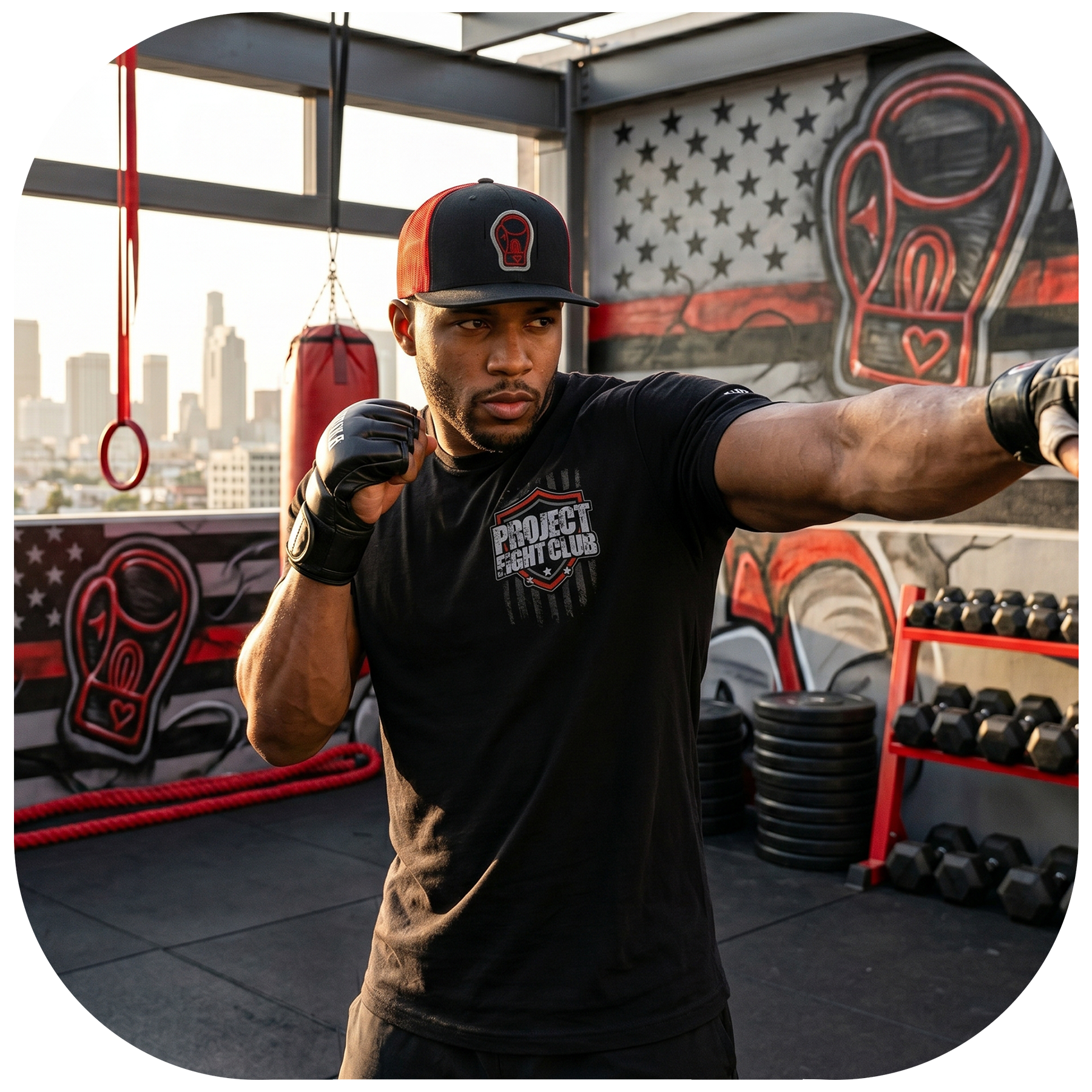 MENS BLACK T-SHIRT #8 - HONOR FIREFIGHTERS & EMTs