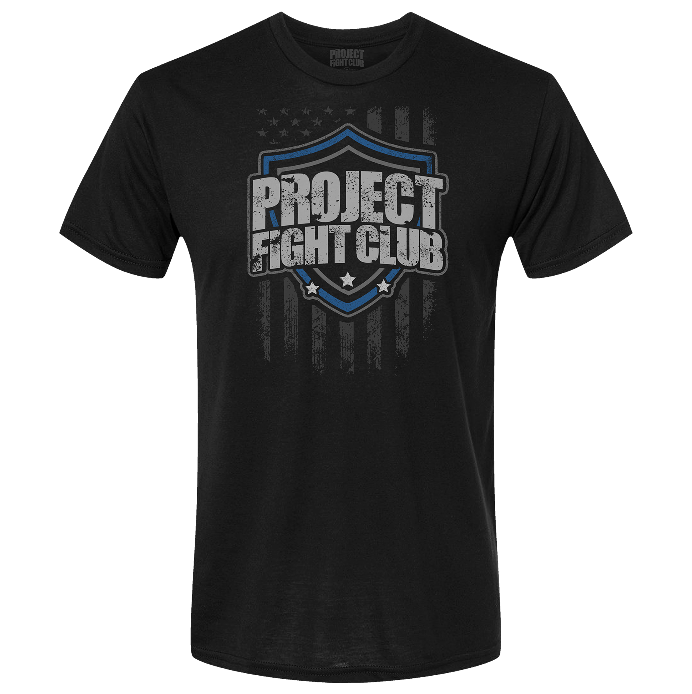 MENS BLACK T-SHIRT #9 - SUPPORT POLICE