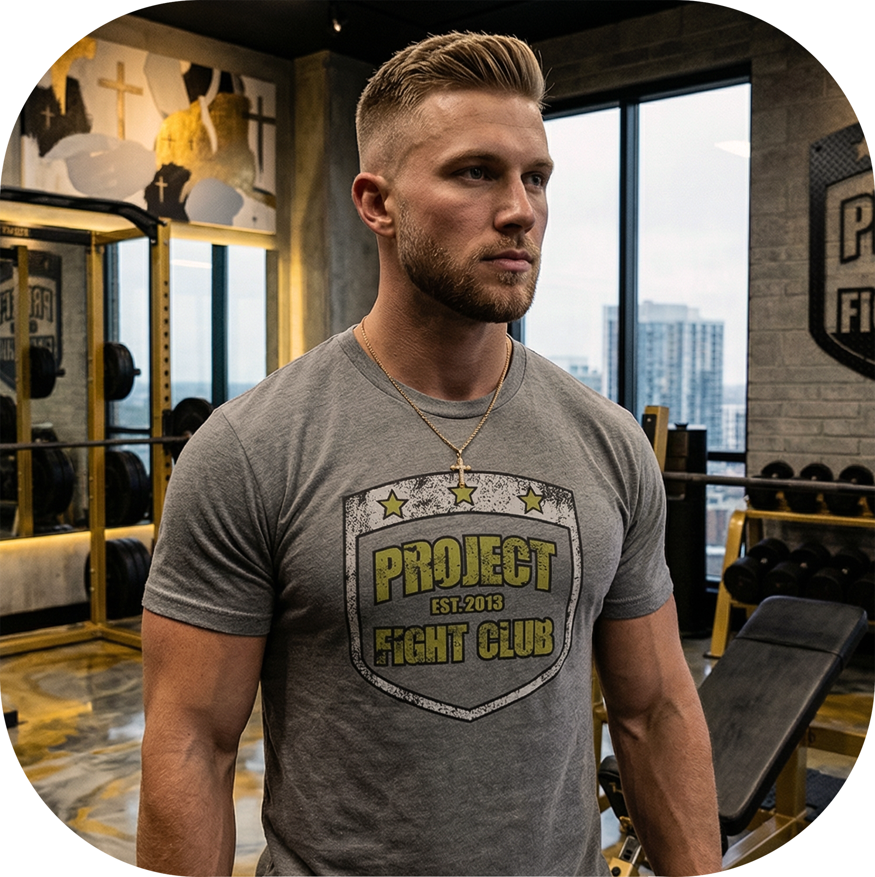 MENS GREY T-SHIRT #2 - SPREAD CHRISTIANITY