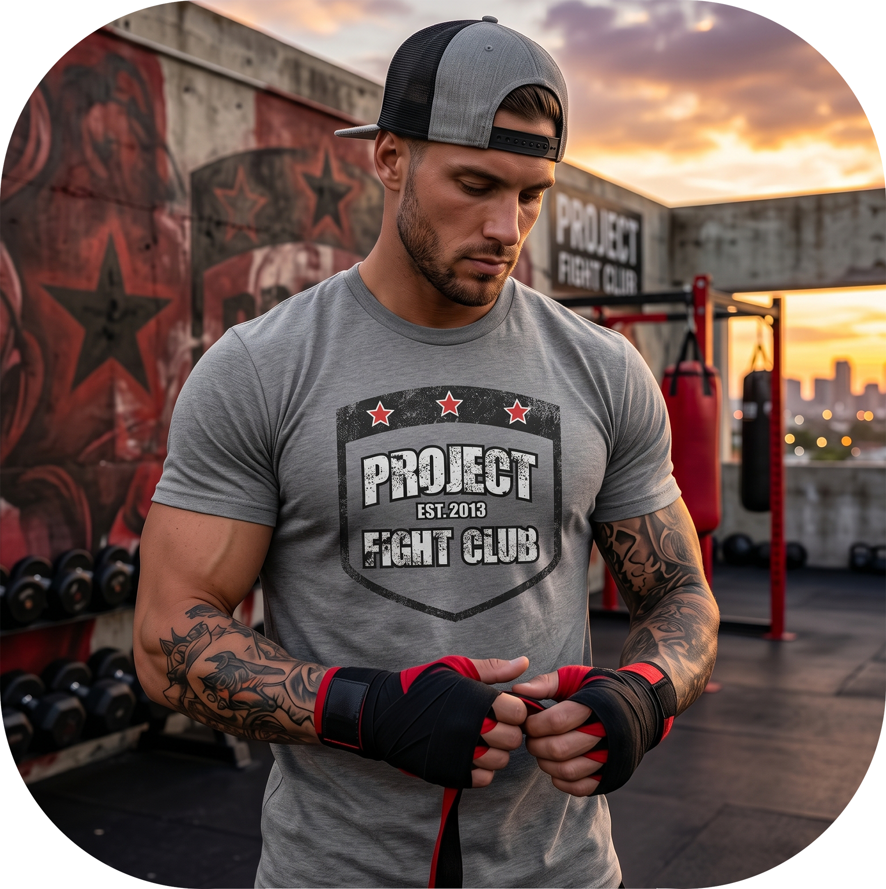 MENS GREY T-SHIRT #2 - HONOR FIREFIGHTERS & EMTs