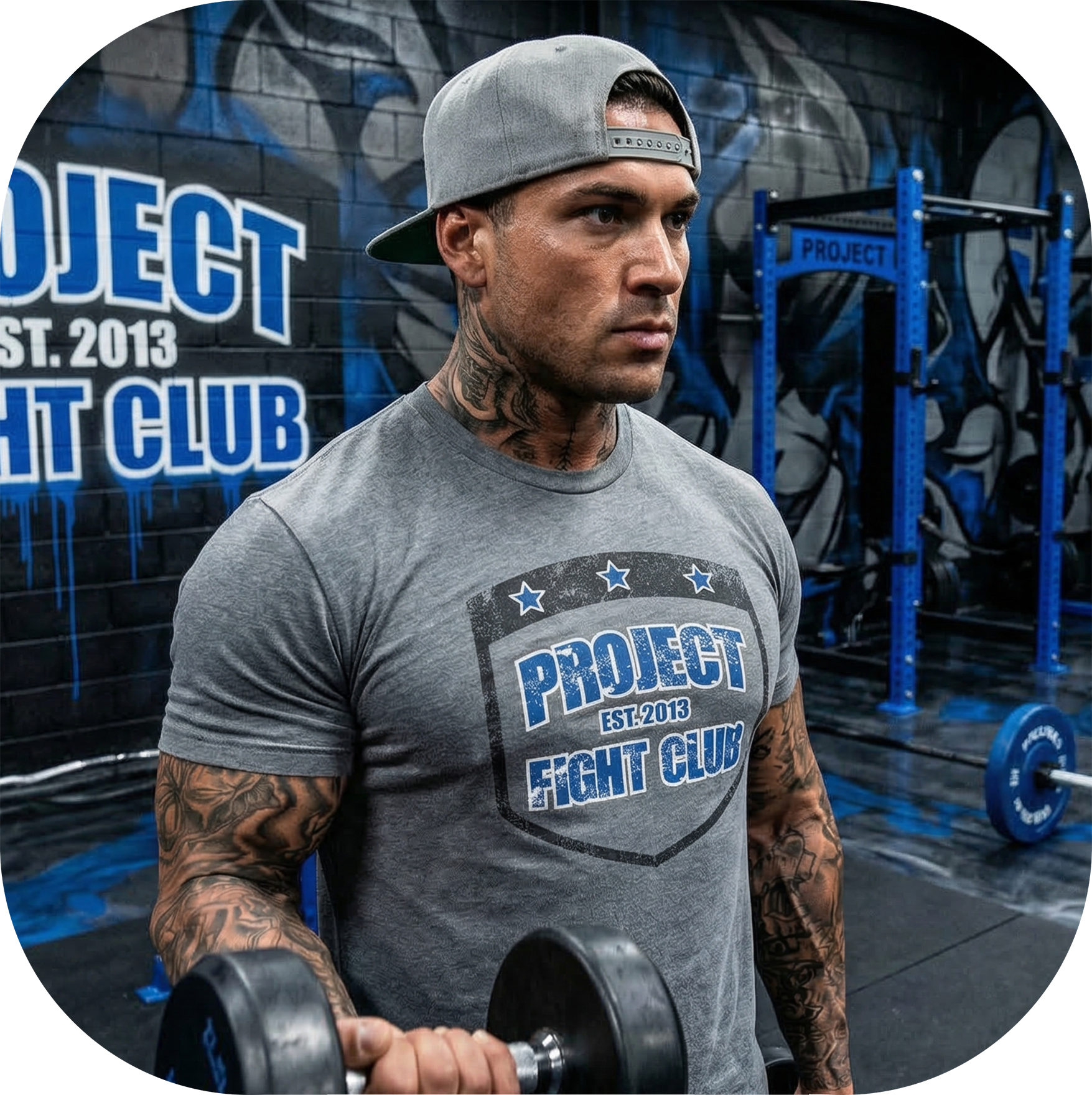 MENS GREY T-SHIRT #2 - SUPPORT POLICE