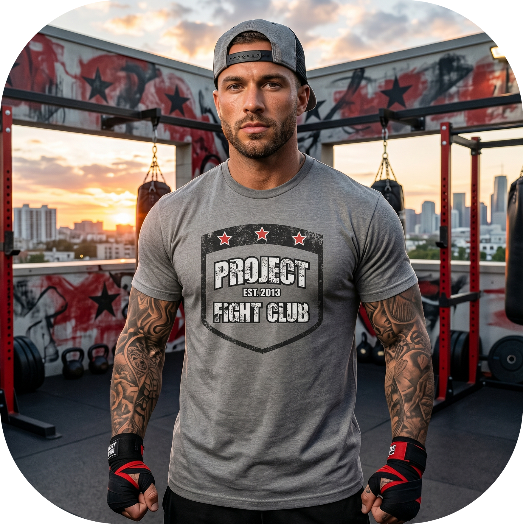 MENS GREY T-SHIRT #2 - HONOR FIREFIGHTERS & EMTs