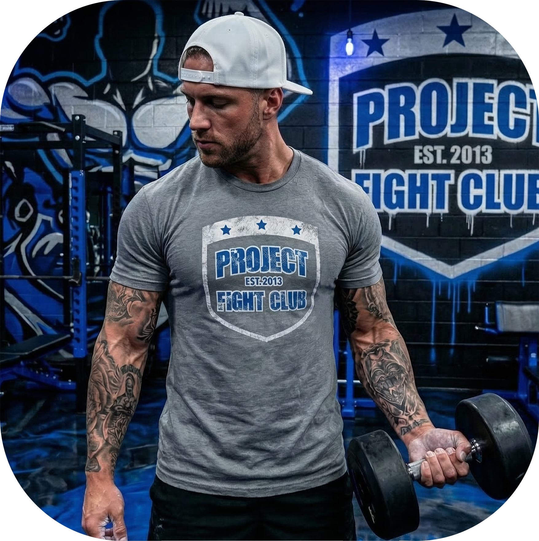 MENS GREY T-SHIRT #3 - SUPPORT POLICE