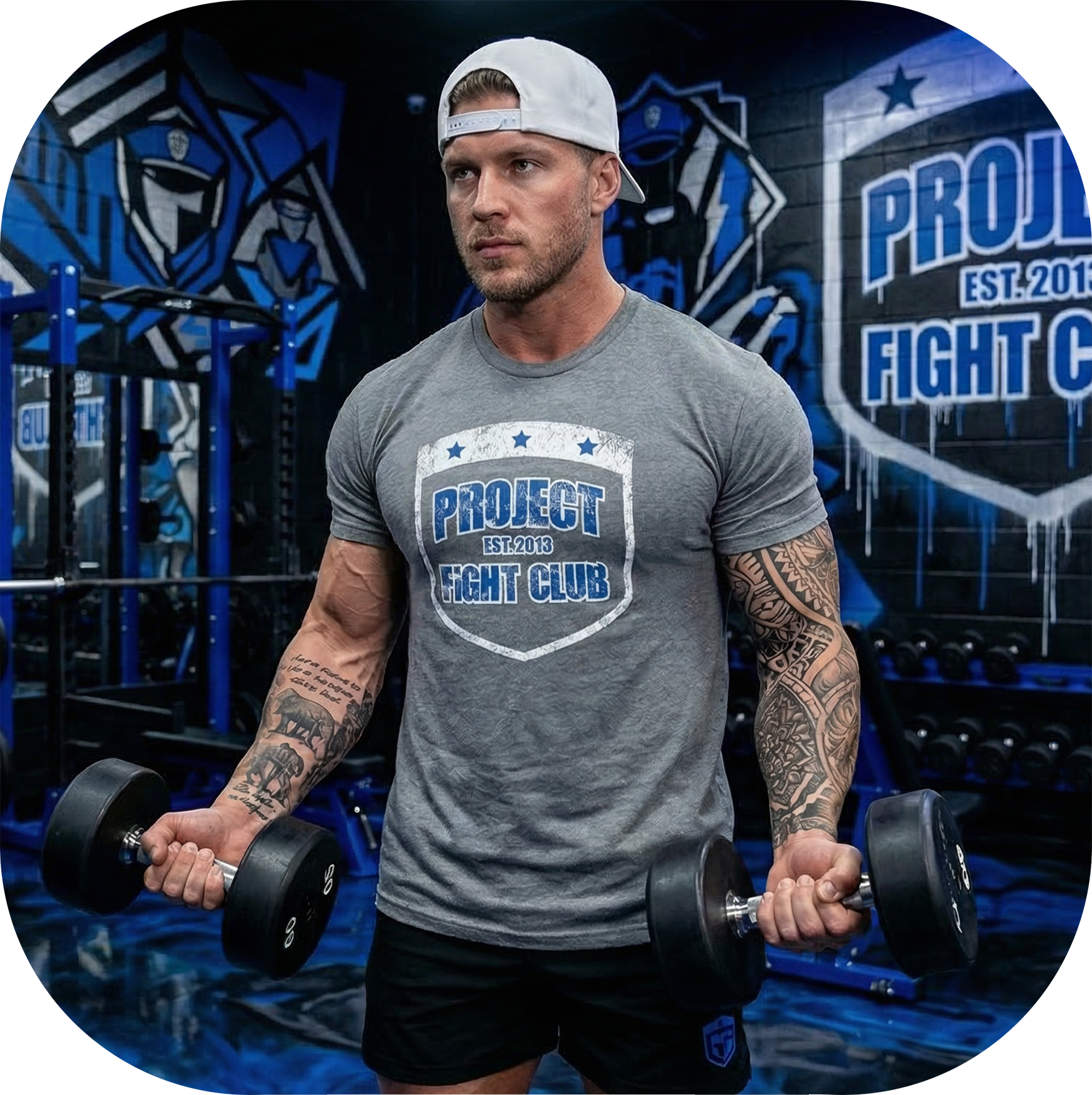 MENS GREY T-SHIRT #3 - SUPPORT POLICE