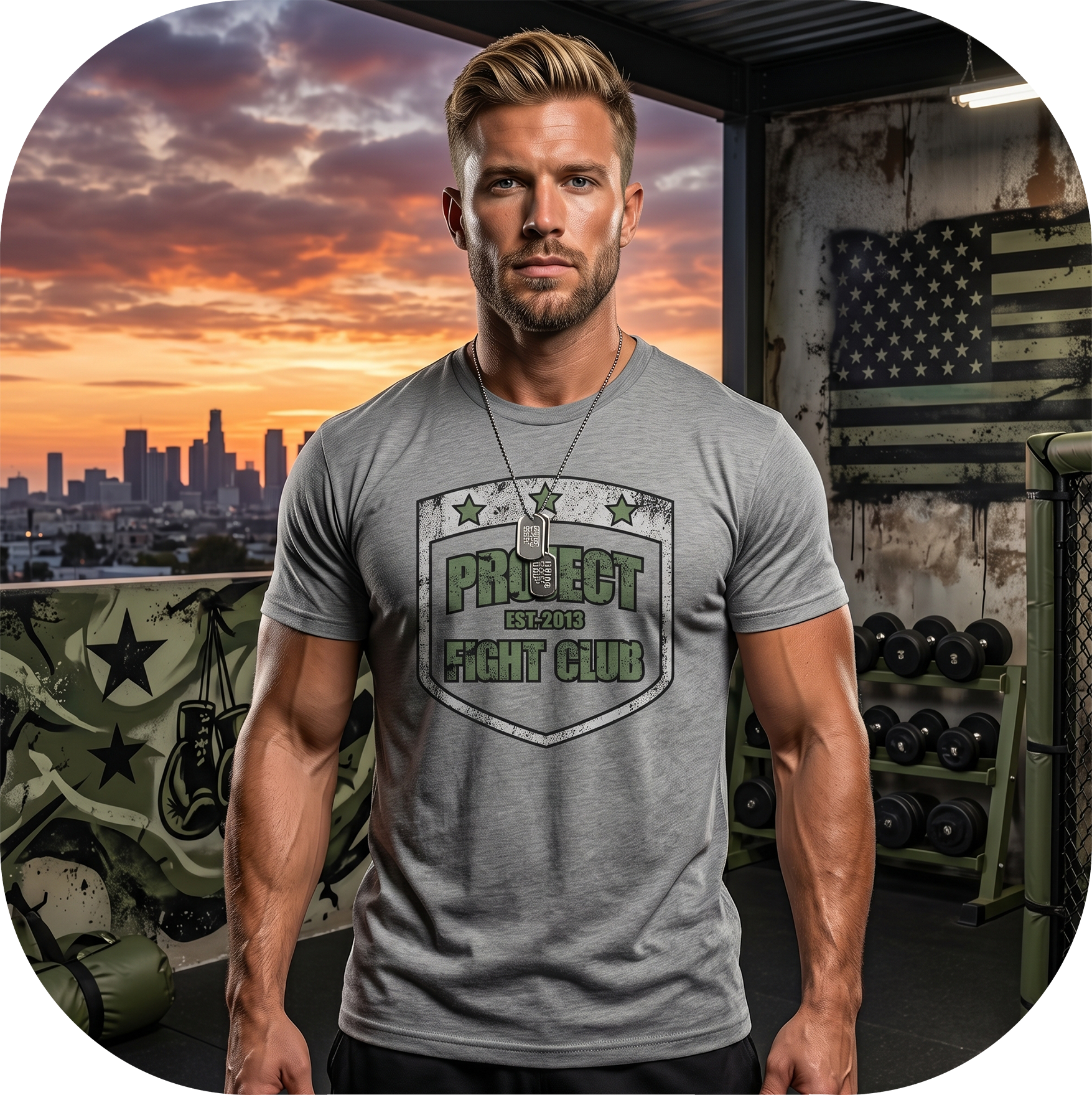 GREY SHIRT 4 - HONOR SOLDIERS & VETERANS