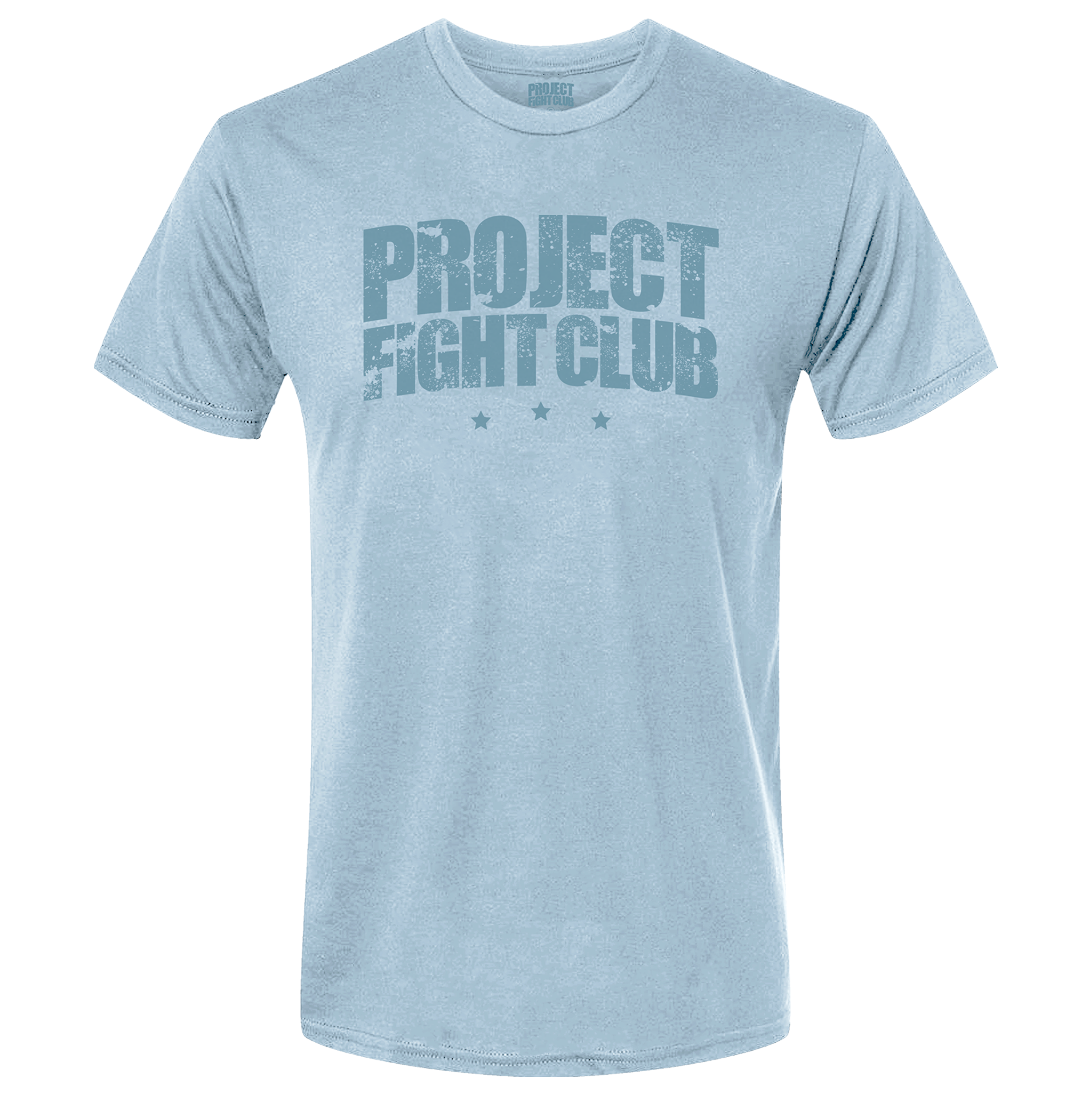 MENS ICE BLUE T-SHIRT - SUPPORT POLICE