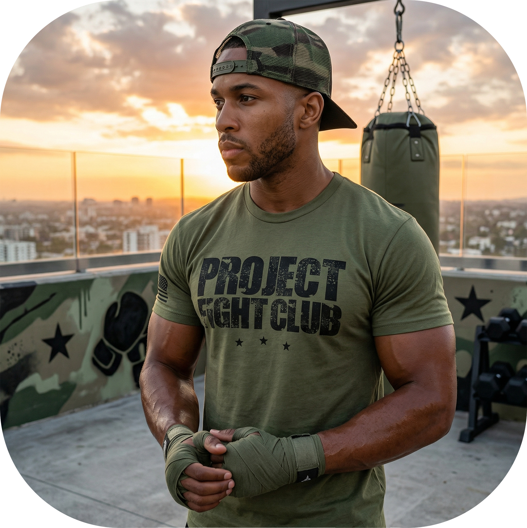 MILITARY GREEN SHIRT 2 - HONOR SOLDIERS & VETERANS