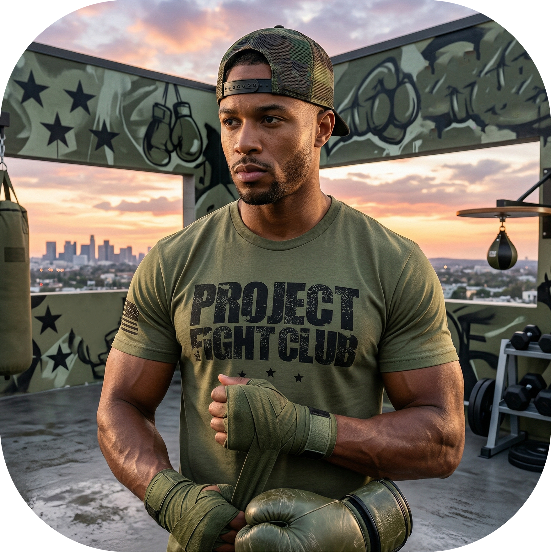 MILITARY GREEN SHIRT 2 - HONOR SOLDIERS & VETERANS