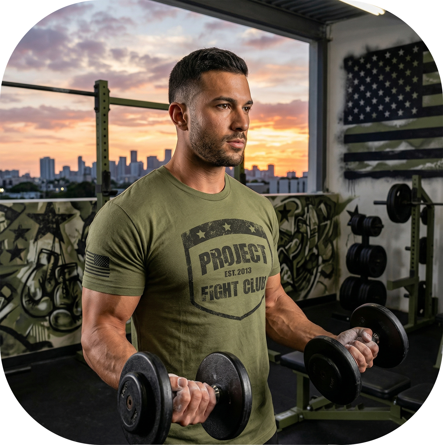 MILITARY GREEN SHIRT - HONOR SOLDIERS & VETERANS