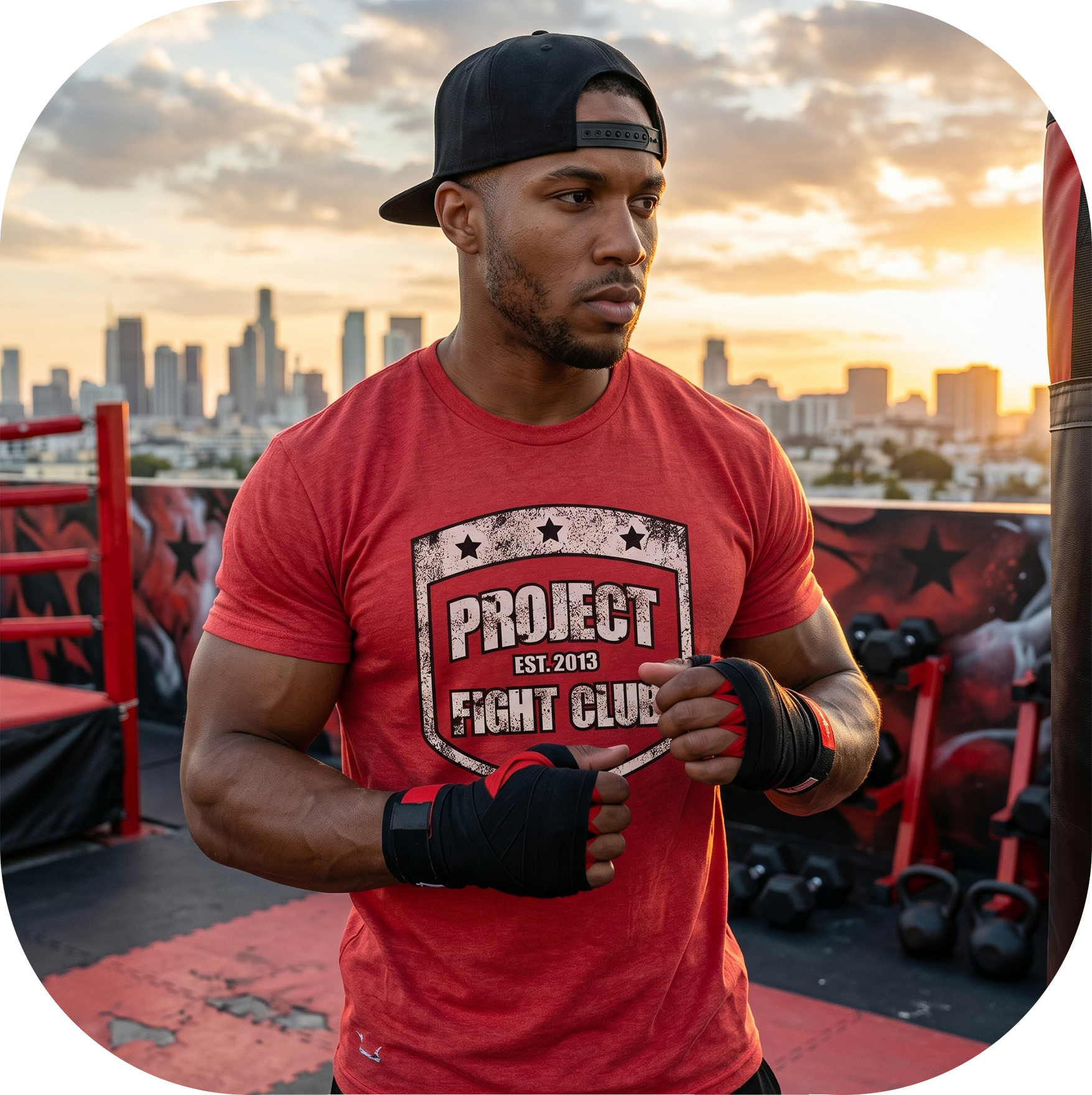 MENS RED T-SHIRT - HONOR FIREFIGHTERS & EMTs