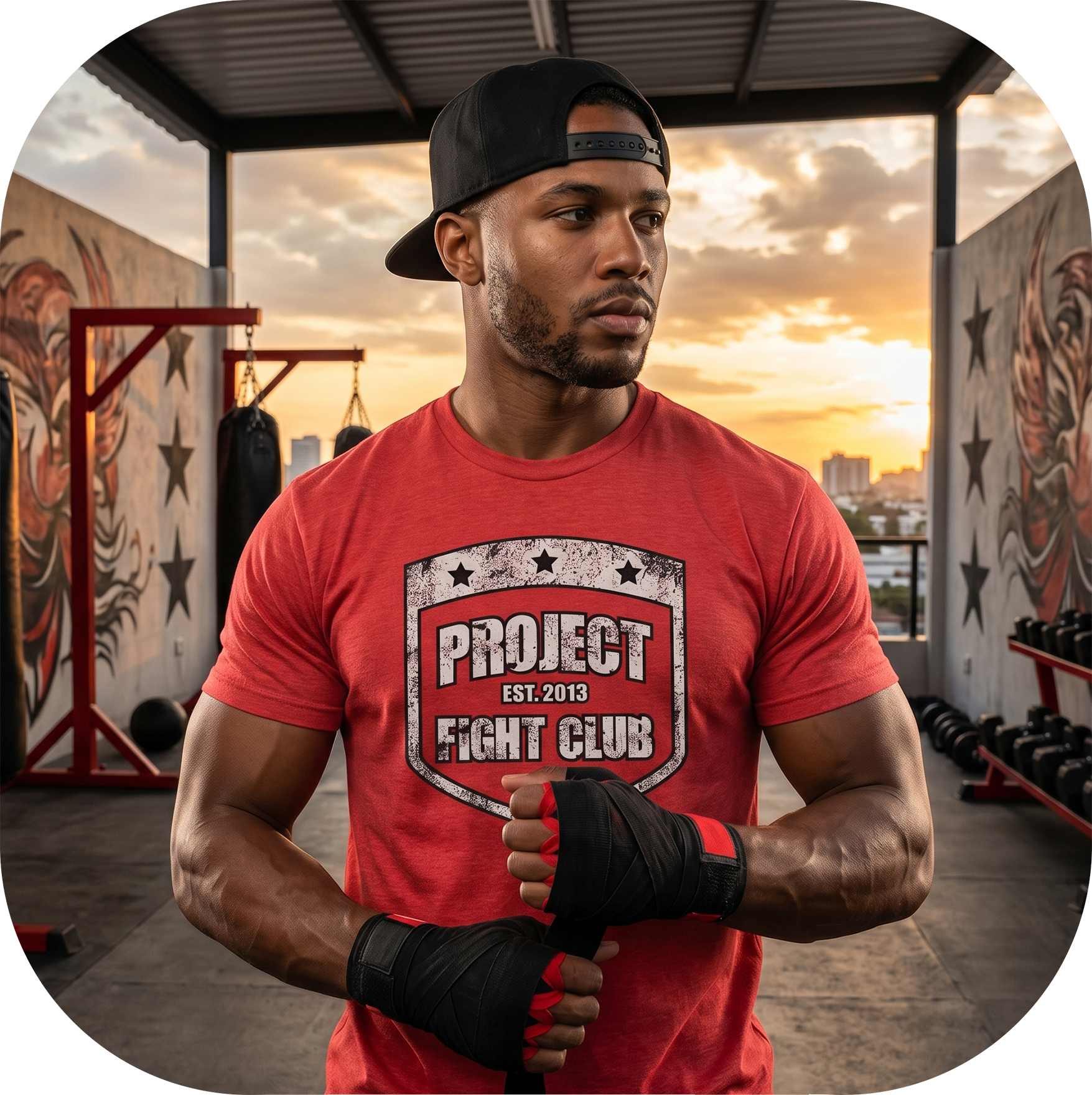 MENS RED T-SHIRT - HONOR FIREFIGHTERS & EMTs