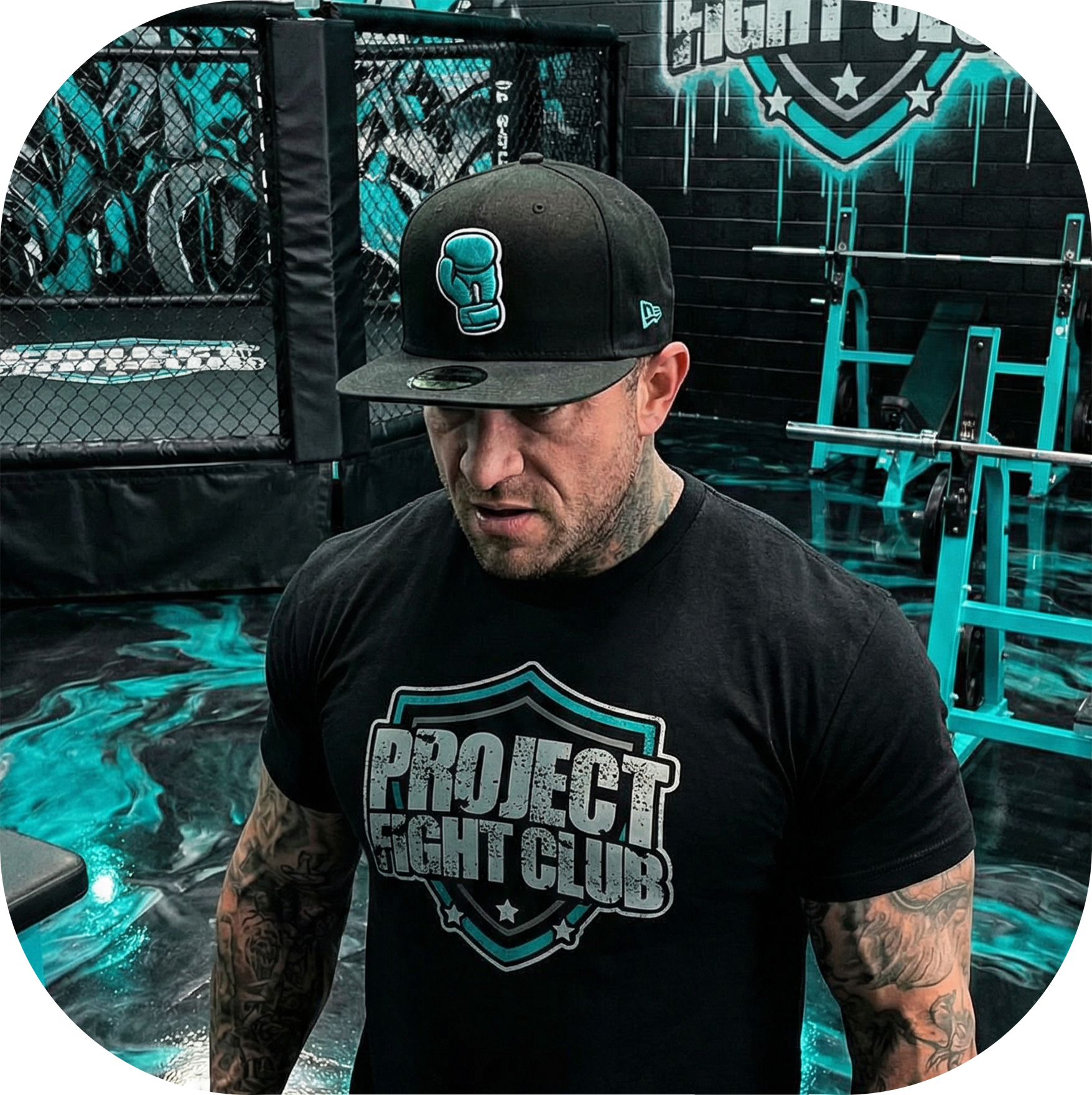 MENS BLACK T-SHIRT #2 - FIGHT ADDICTION