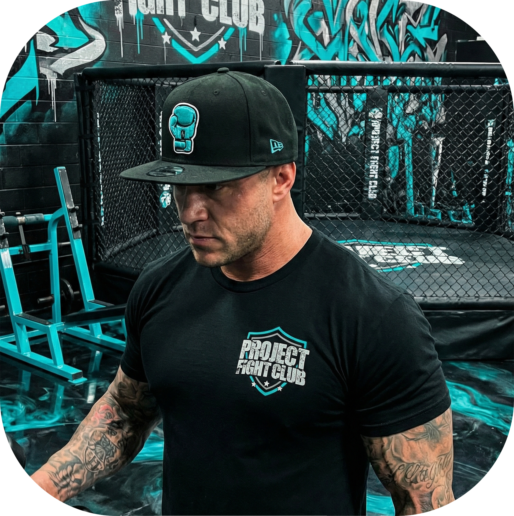 MENS BLACK T-SHIRT #3 - FIGHT ADDICTION