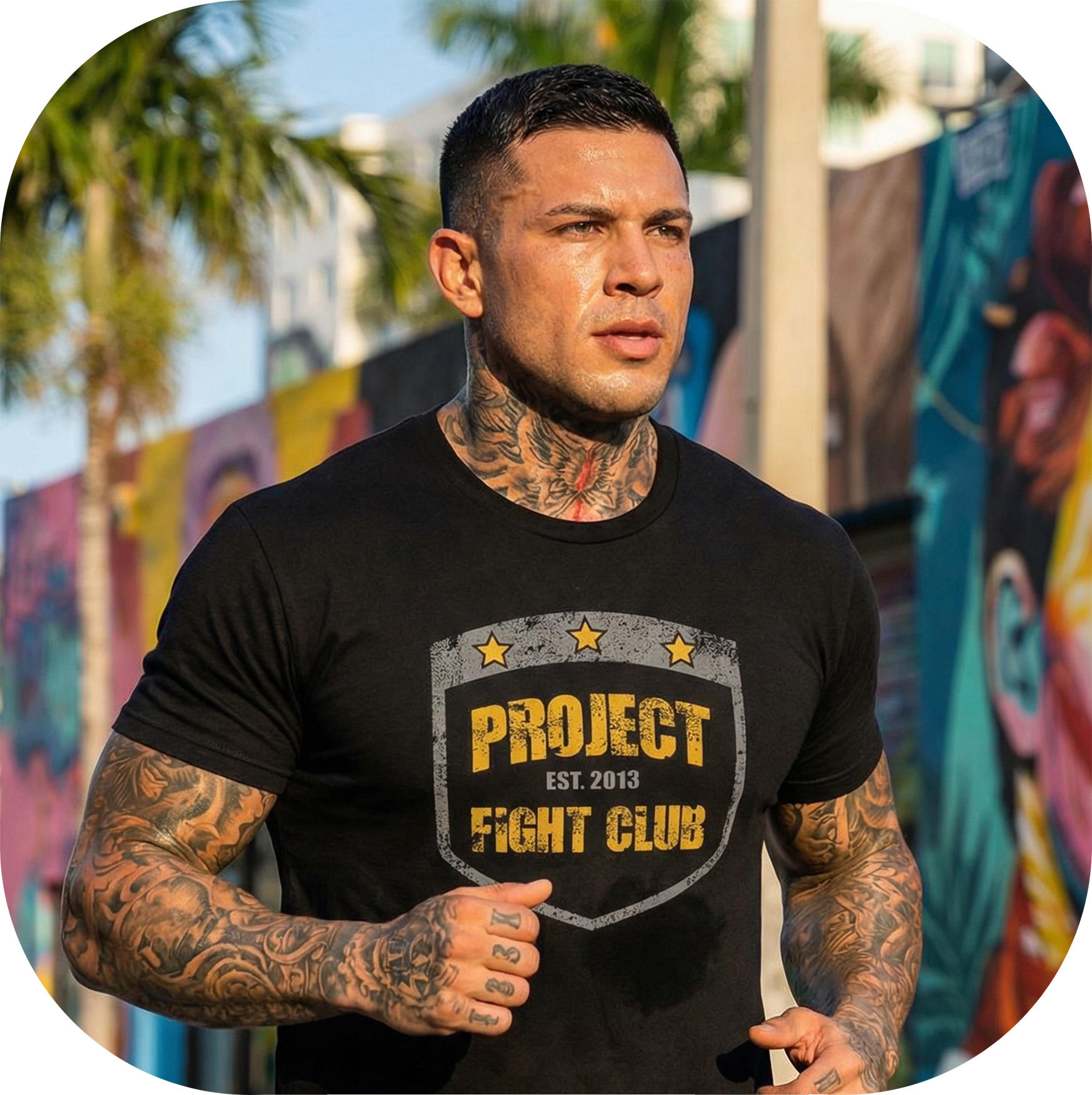 MENS BLACK T-SHIRT #5 - PROTECT ANIMALS & WILDLIFE
