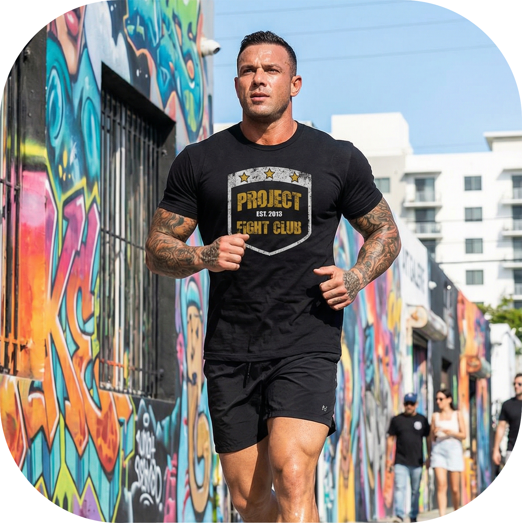 MENS BLACK T-SHIRT #7 - PROTECT ANIMALS & WILDLIFE