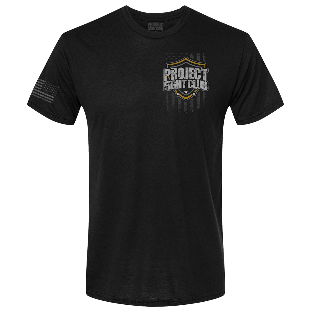 MENS BLACK T-SHIRT #8 - PROTECT ANIMALS & WILDLIFE