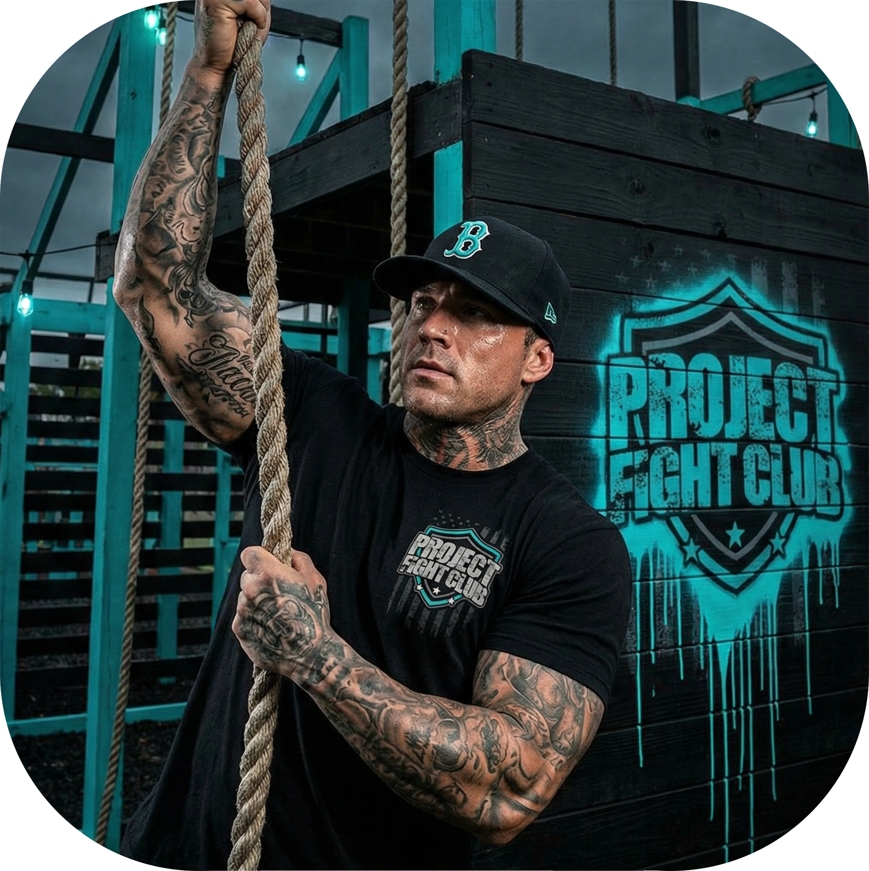 MENS BLACK T-SHIRT #8 - FIGHT ADDICTION