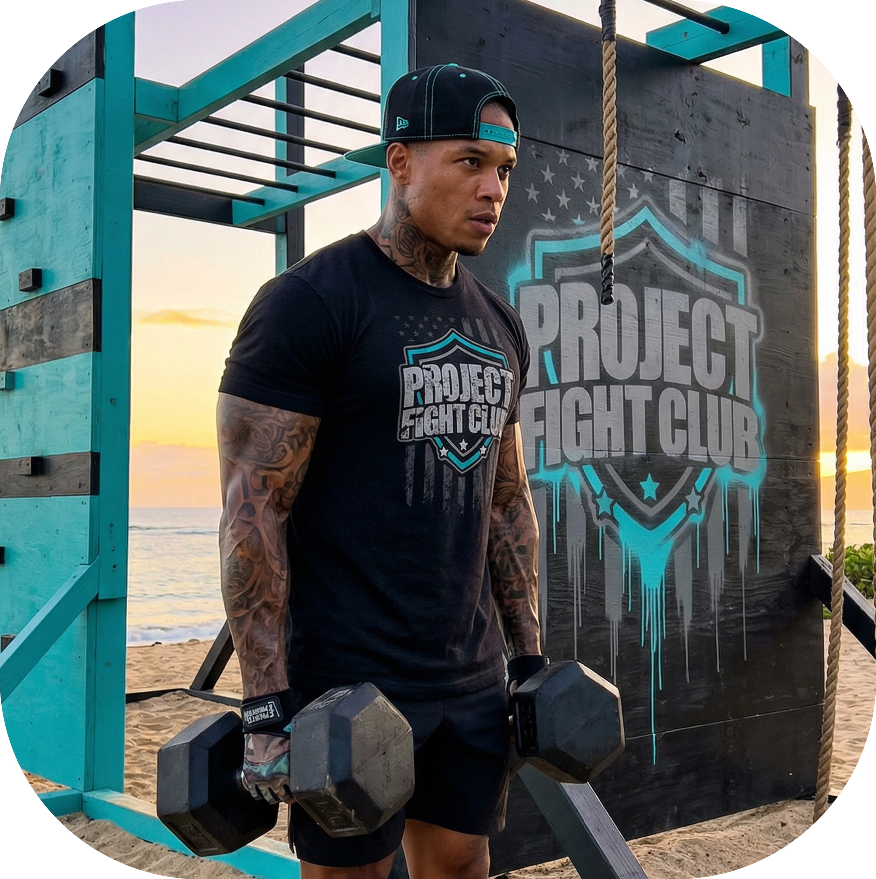 MENS BLACK T-SHIRT #9 - FIGHT ADDICTION