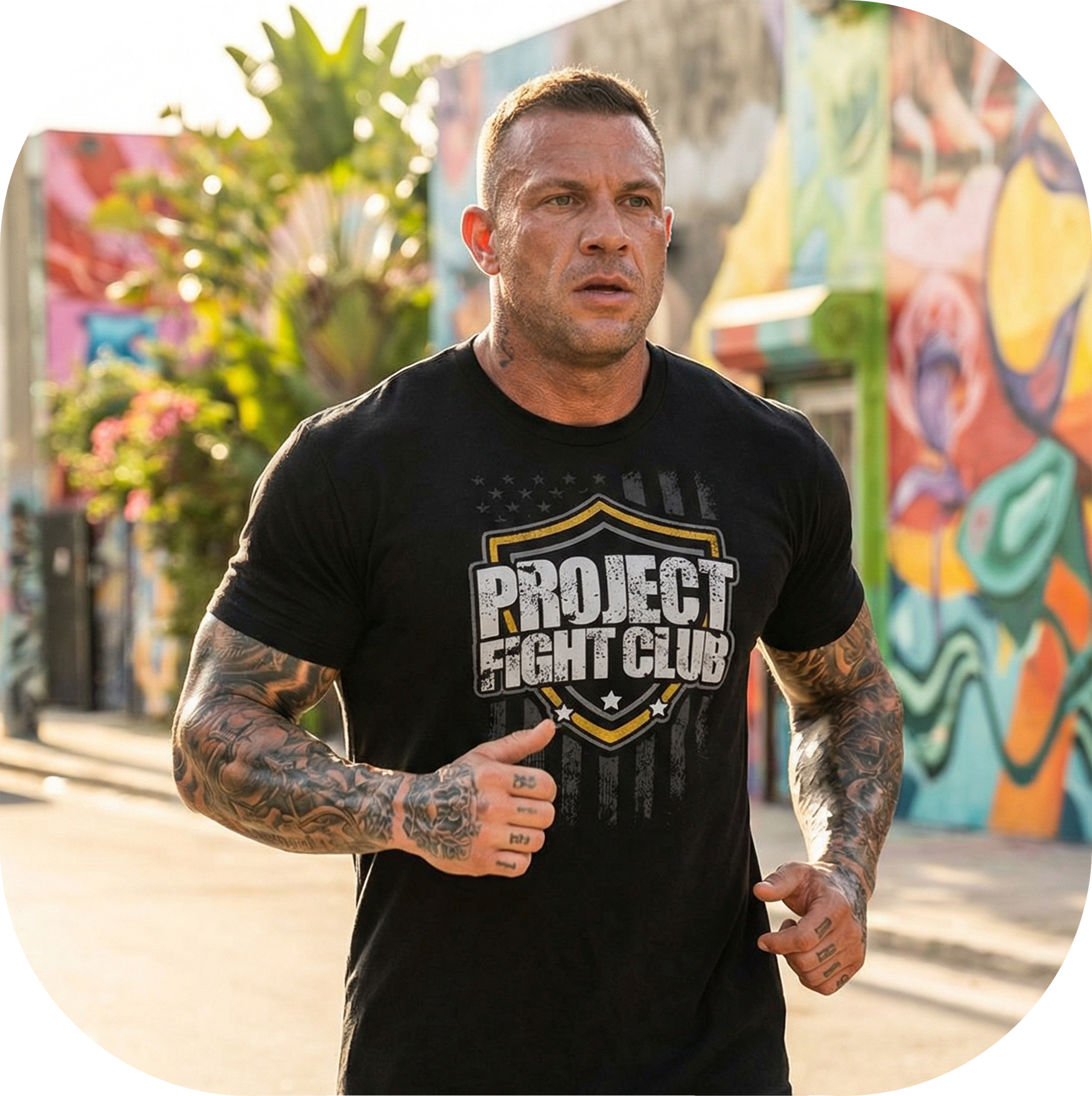 MENS BLACK T-SHIRT #9 - PROTECT ANIMALS & WILDLIFE