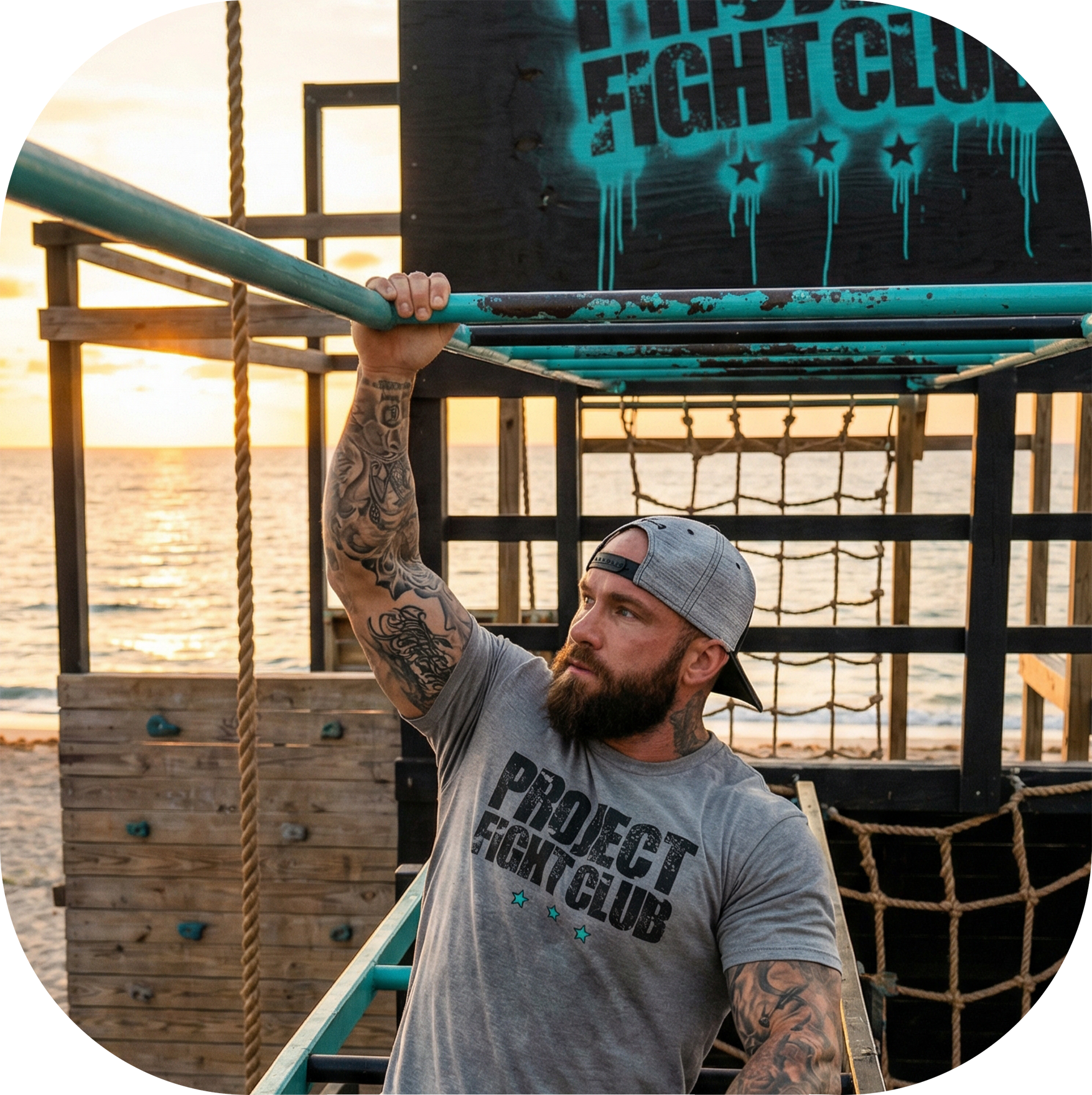 MENS GREY T-SHIRT - FIGHT ADDICTION