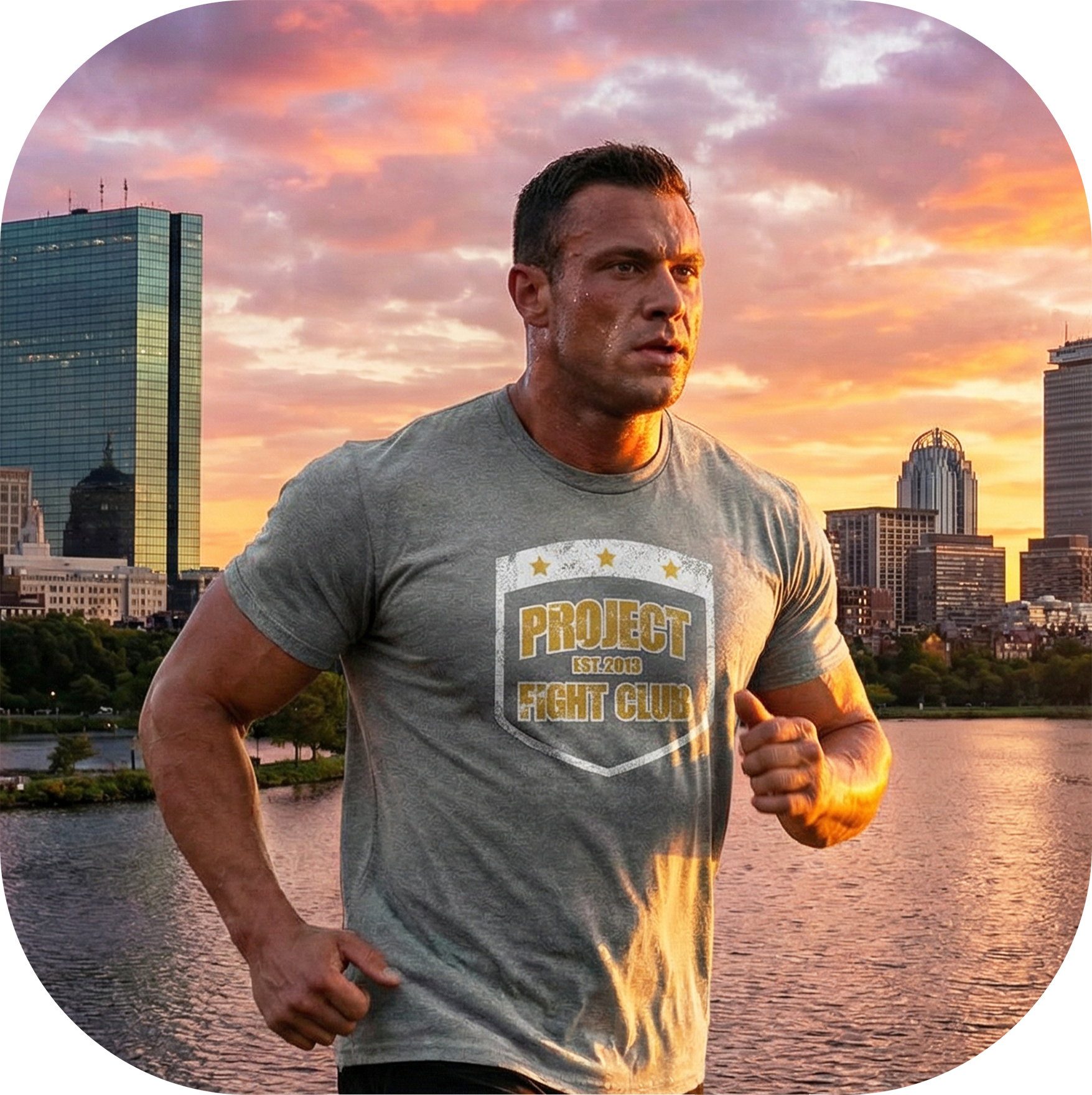 MENS GREY T-SHIRT #3 - PROTECT ANIMALS & WILDLIFE