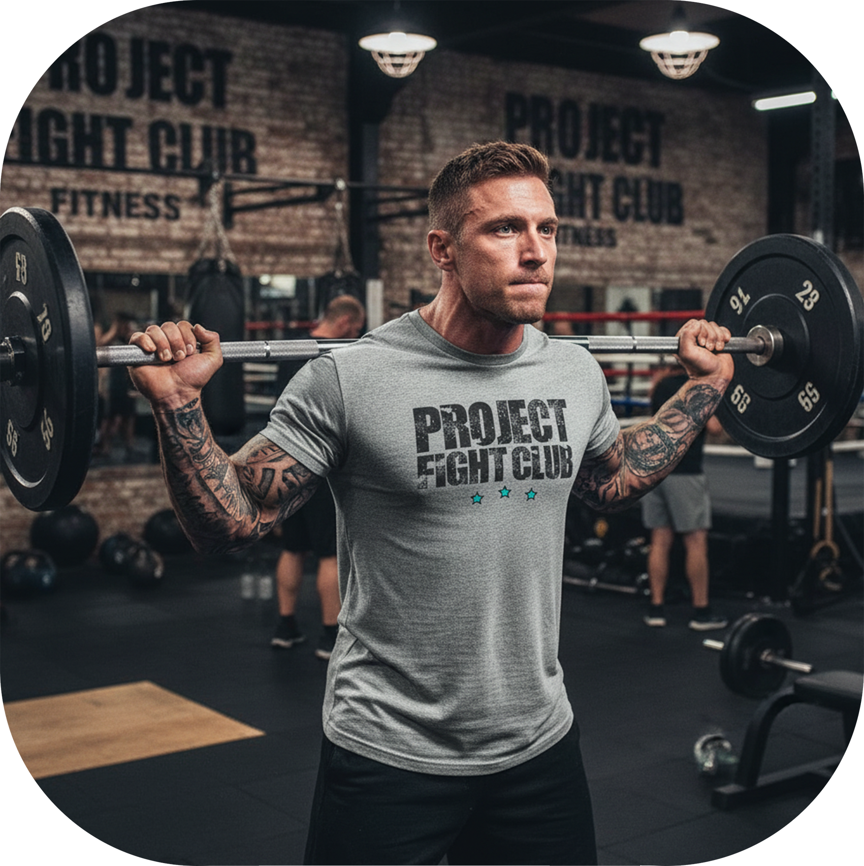 MENS GREY T-SHIRT - FIGHT ADDICTION