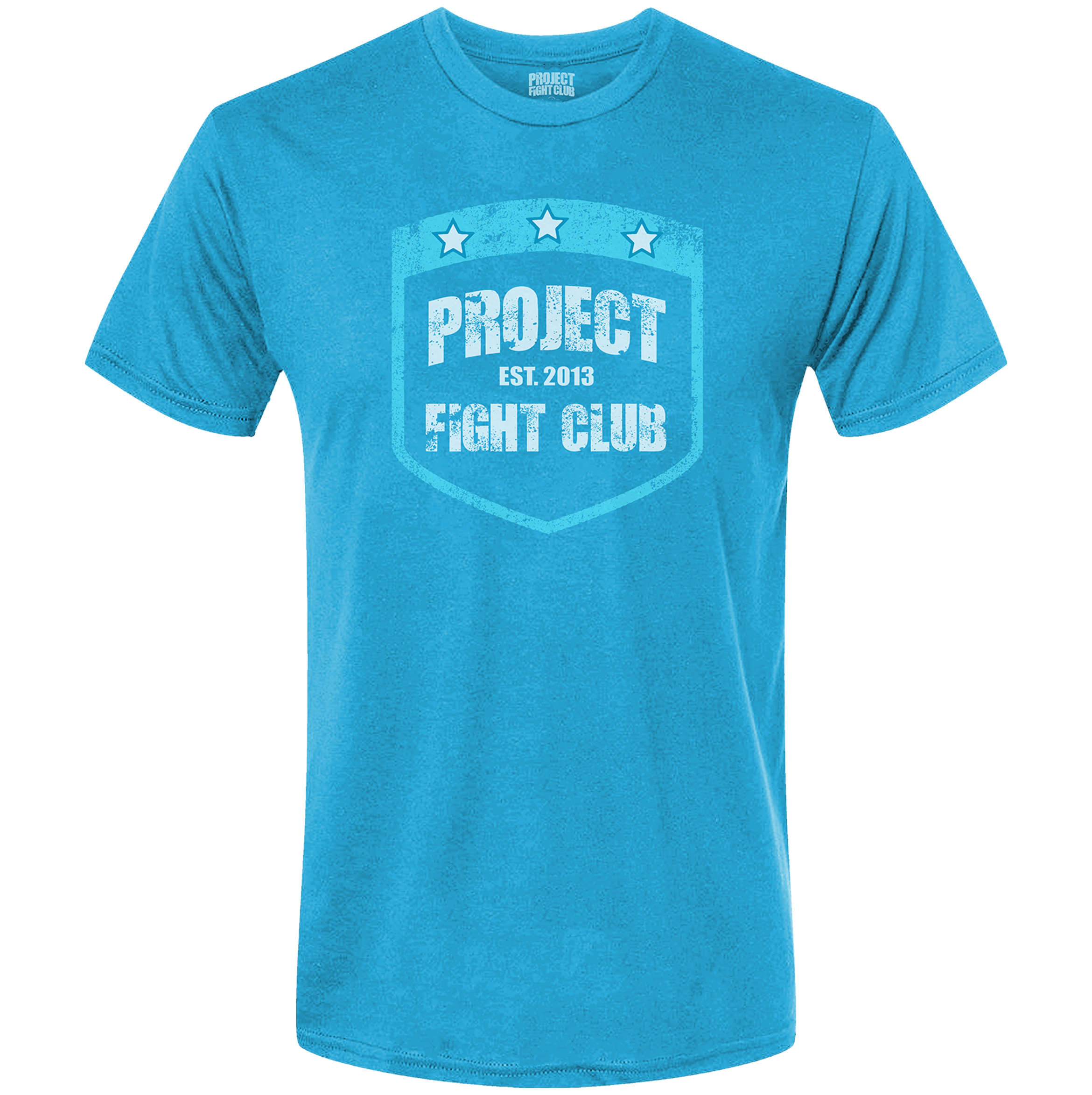 MENS TURQUOISE T-SHIRT - FIGHT ADDICTION
